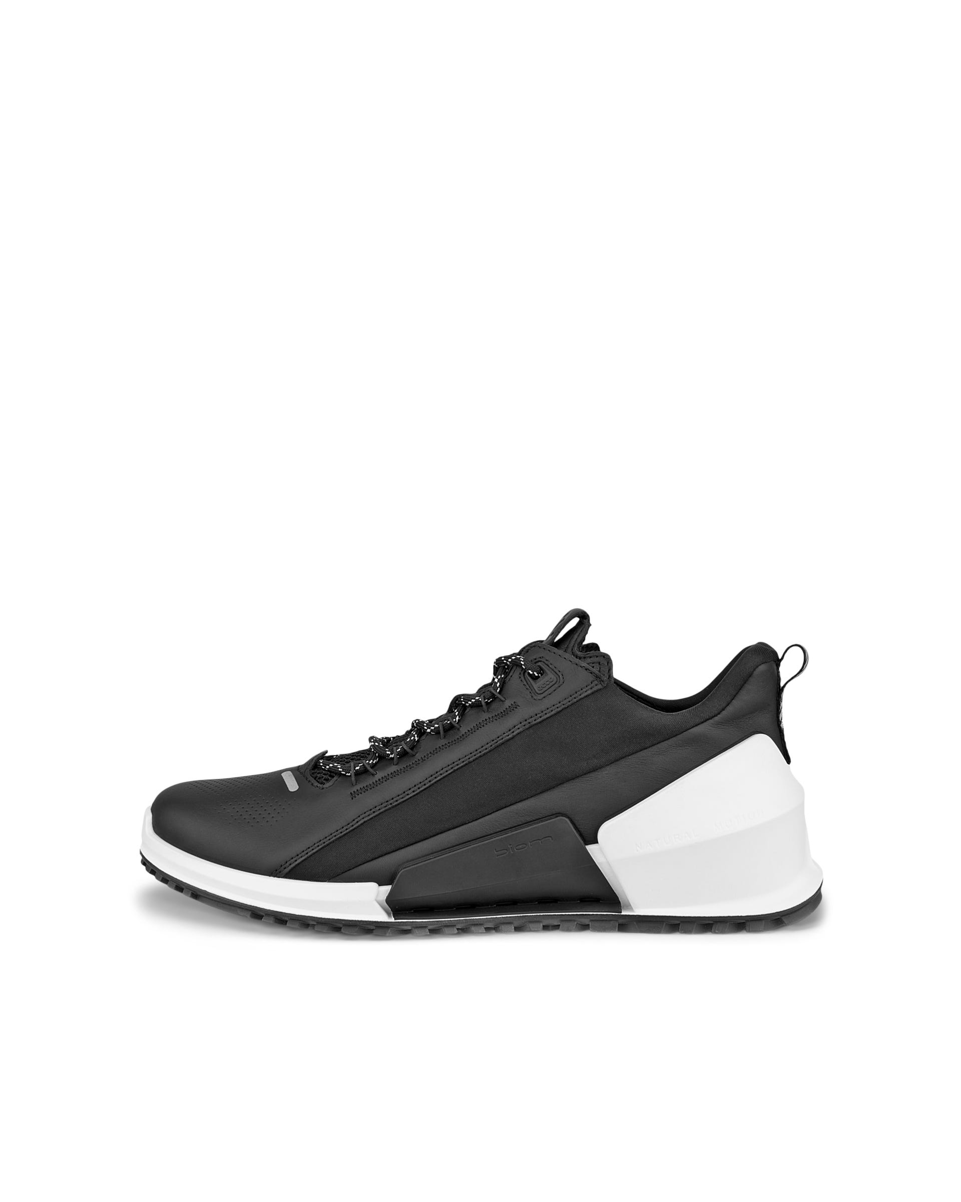 Men's ECCO® BIOM 2.0 Leather Sneaker - Black - Outside