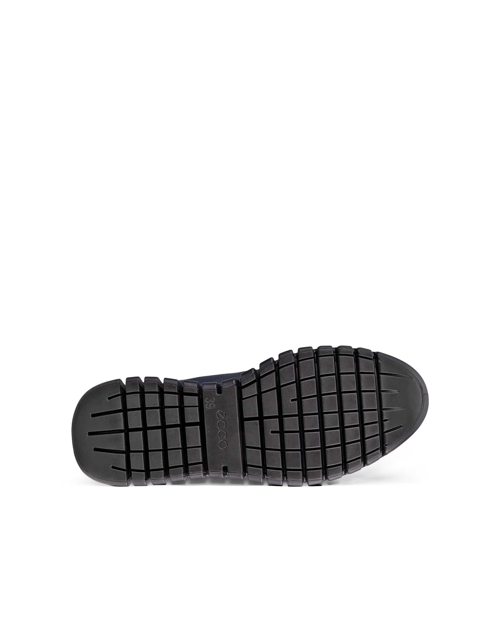ECCO Gruuv ウィメンズ レザーGore-Texスニーカー - ブルー - Sole