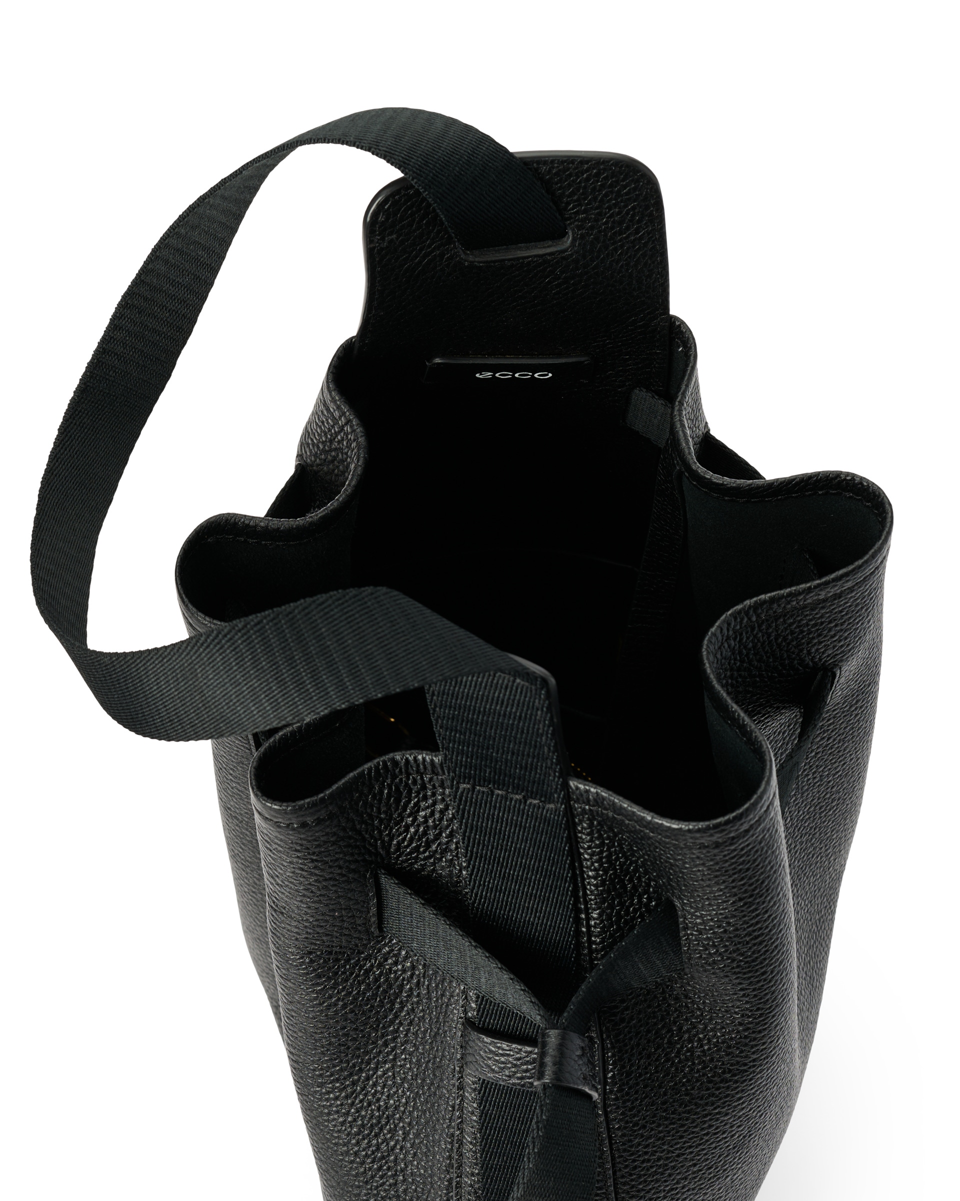 ECCO® Sail Sac hobo en cuir - Noir - Inside