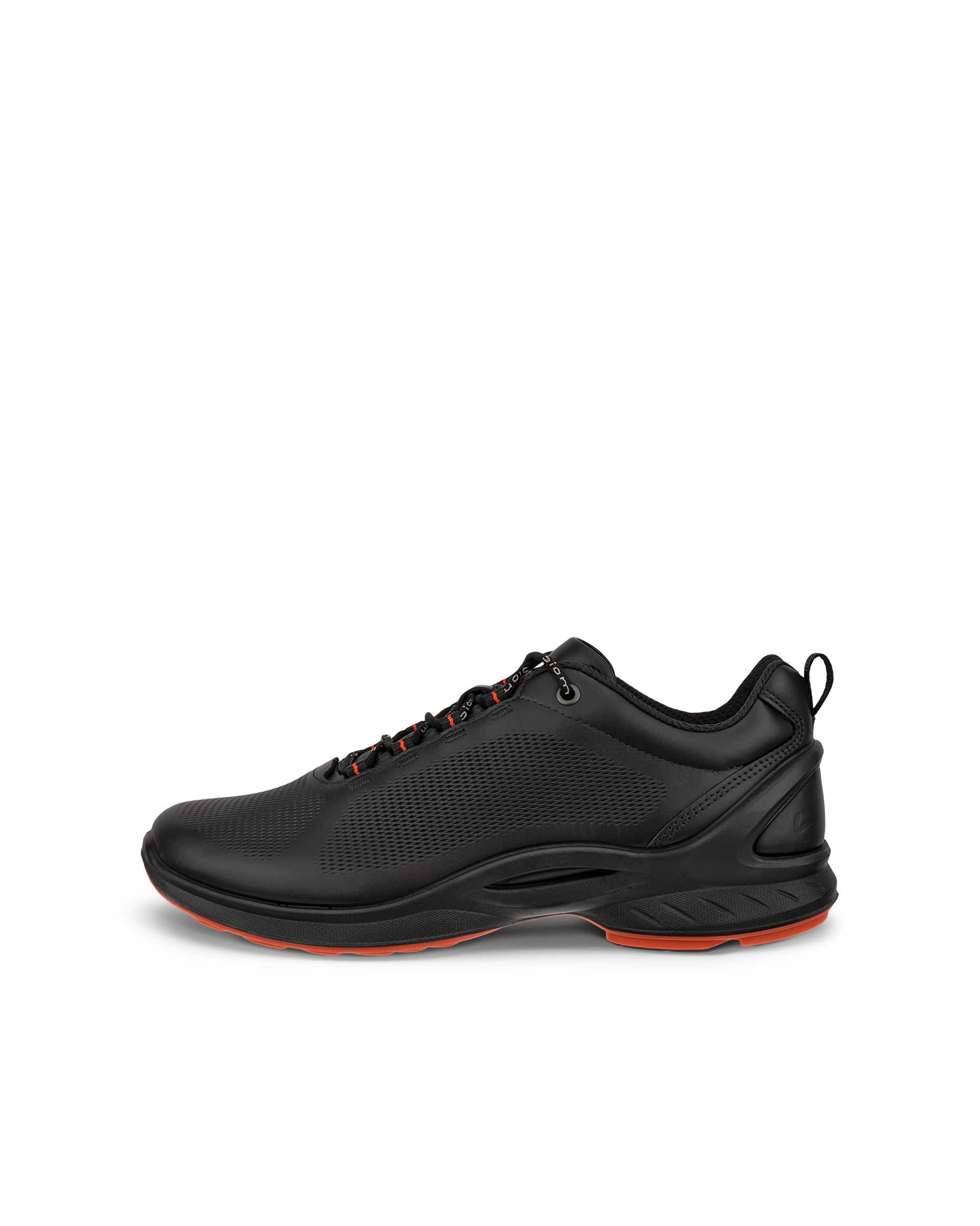 ECCO® BIOM FJUEL baskets en cuir pour homme - Noir - Outside