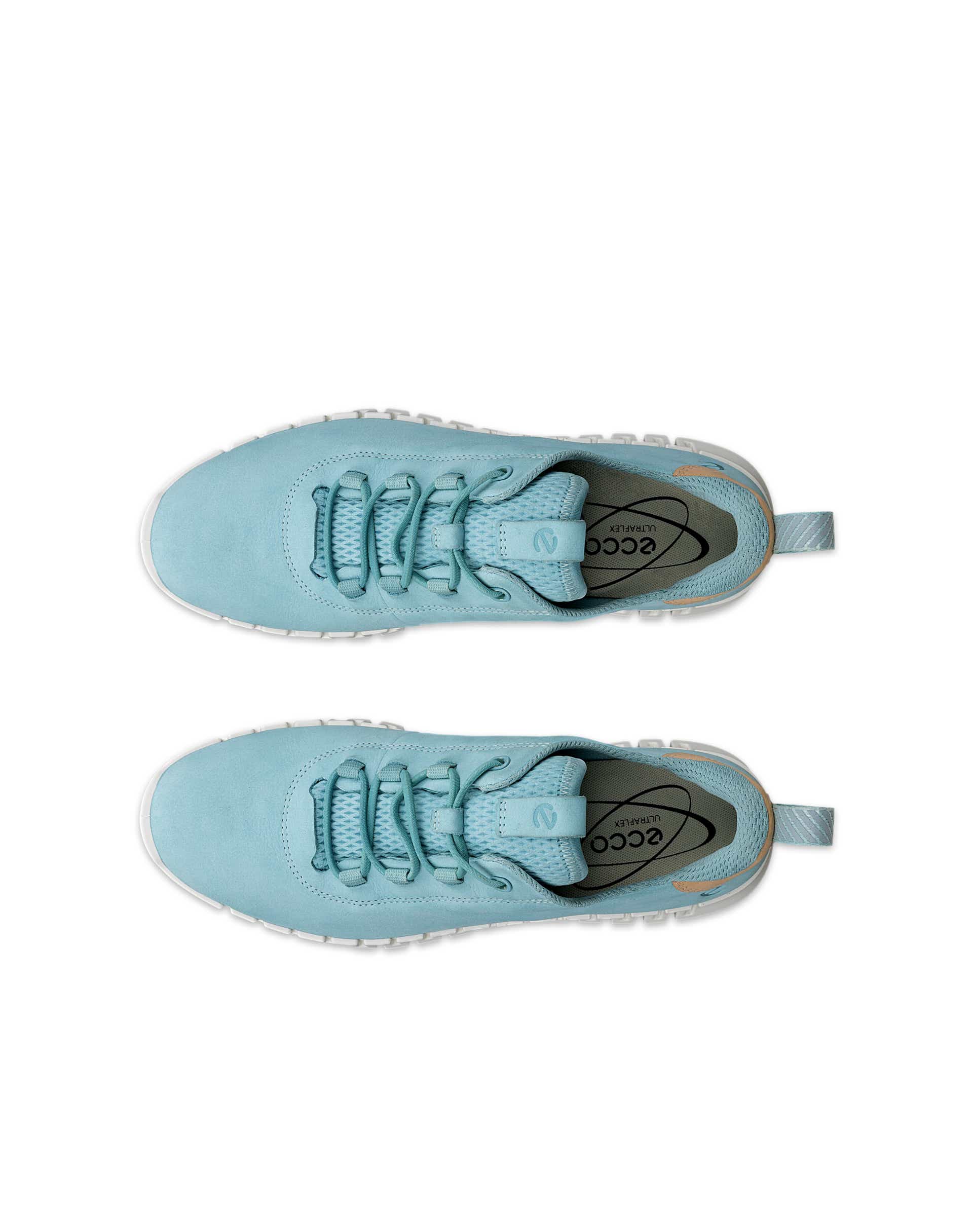 Dámské nubukové tenisky ECCO® Gruuv - Modrá - Top left pair