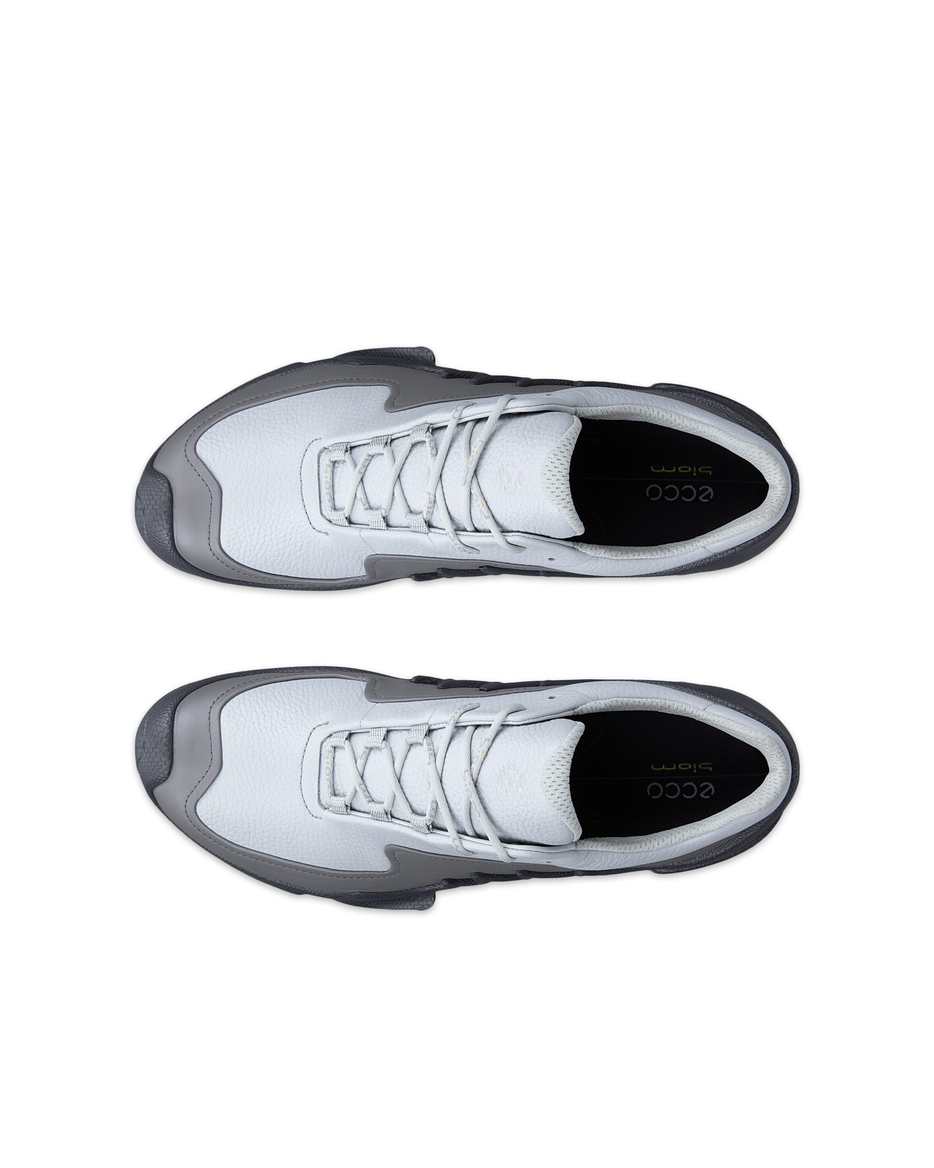 Pánské kožené outdoorové Gore-Tex tenisky ECCO® BIOM AEX - Šedá - Top left pair