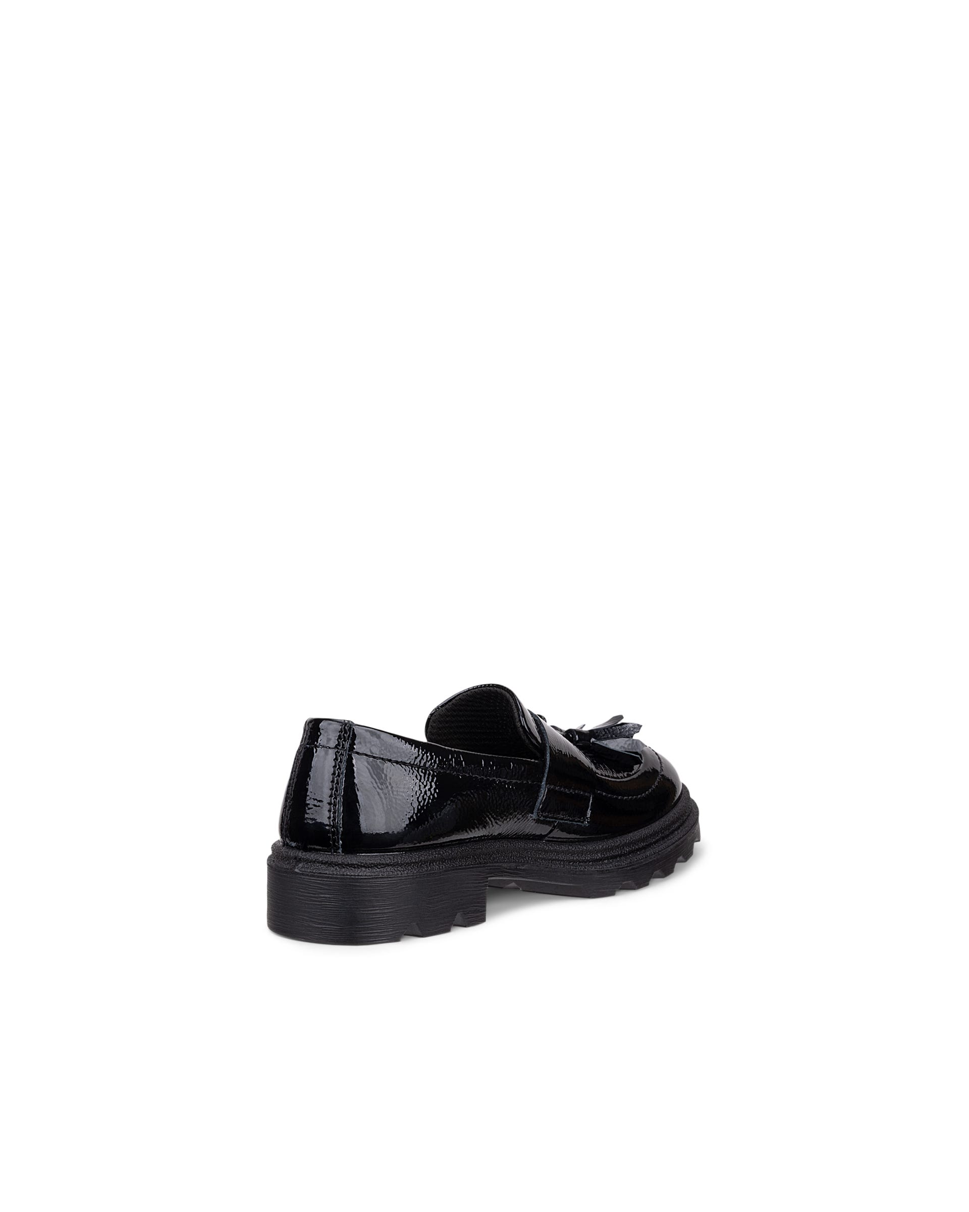 ECCO® GRAINER K mocassins en cuir pour enfant - Noir - Outside