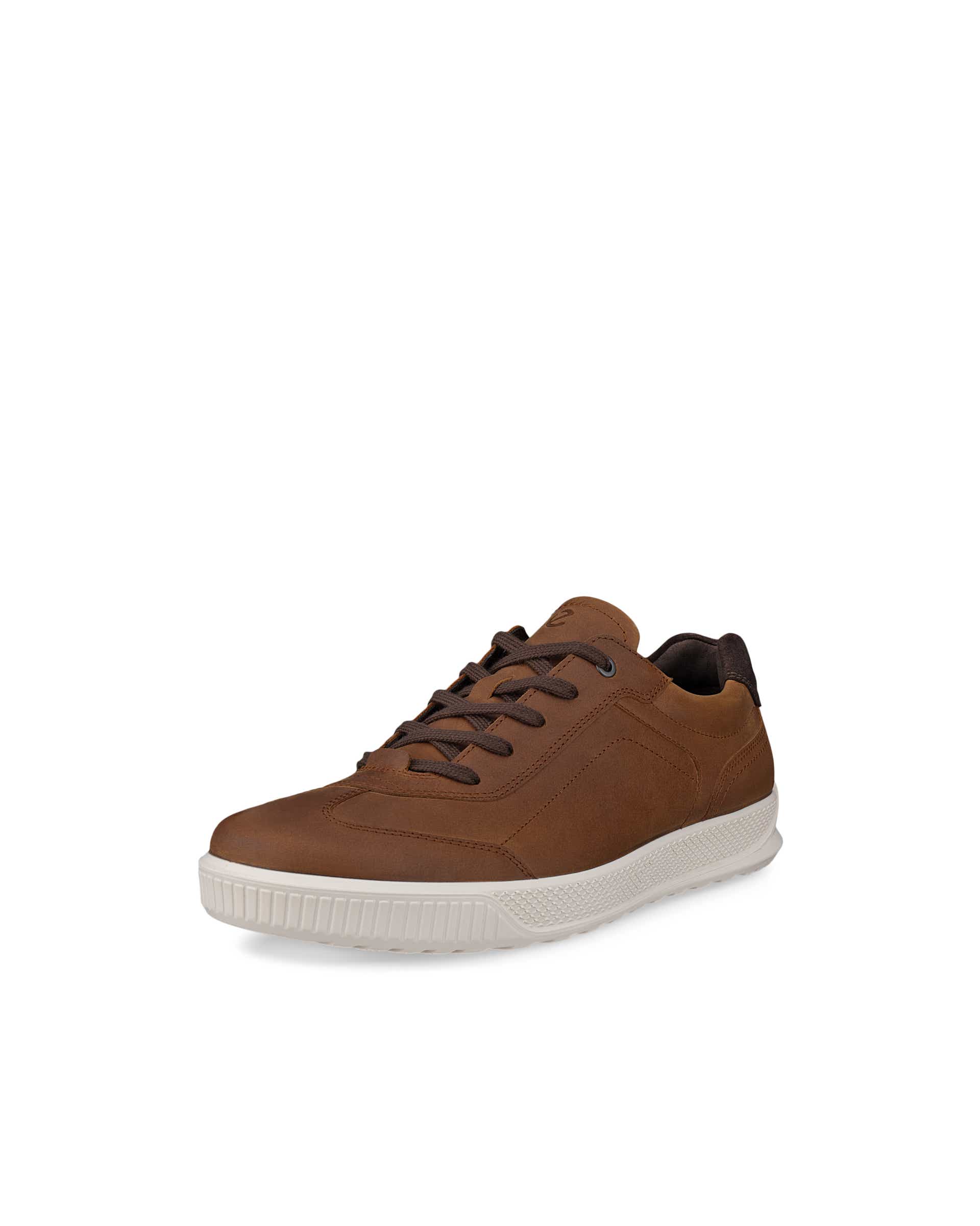 ECCO® BYWAY sko i nubuck med snørebånd til herrer - Brun - Main