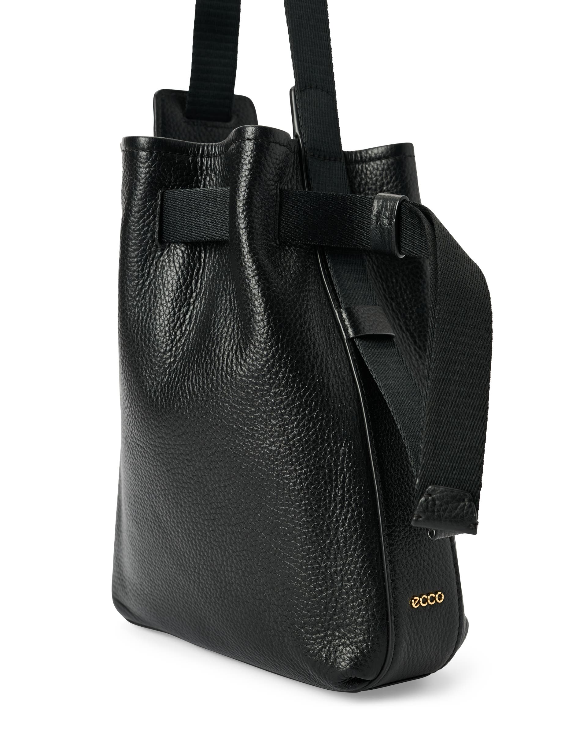 ECCO® Sail minkšta odinė rankinė - Juoda - Detail-2