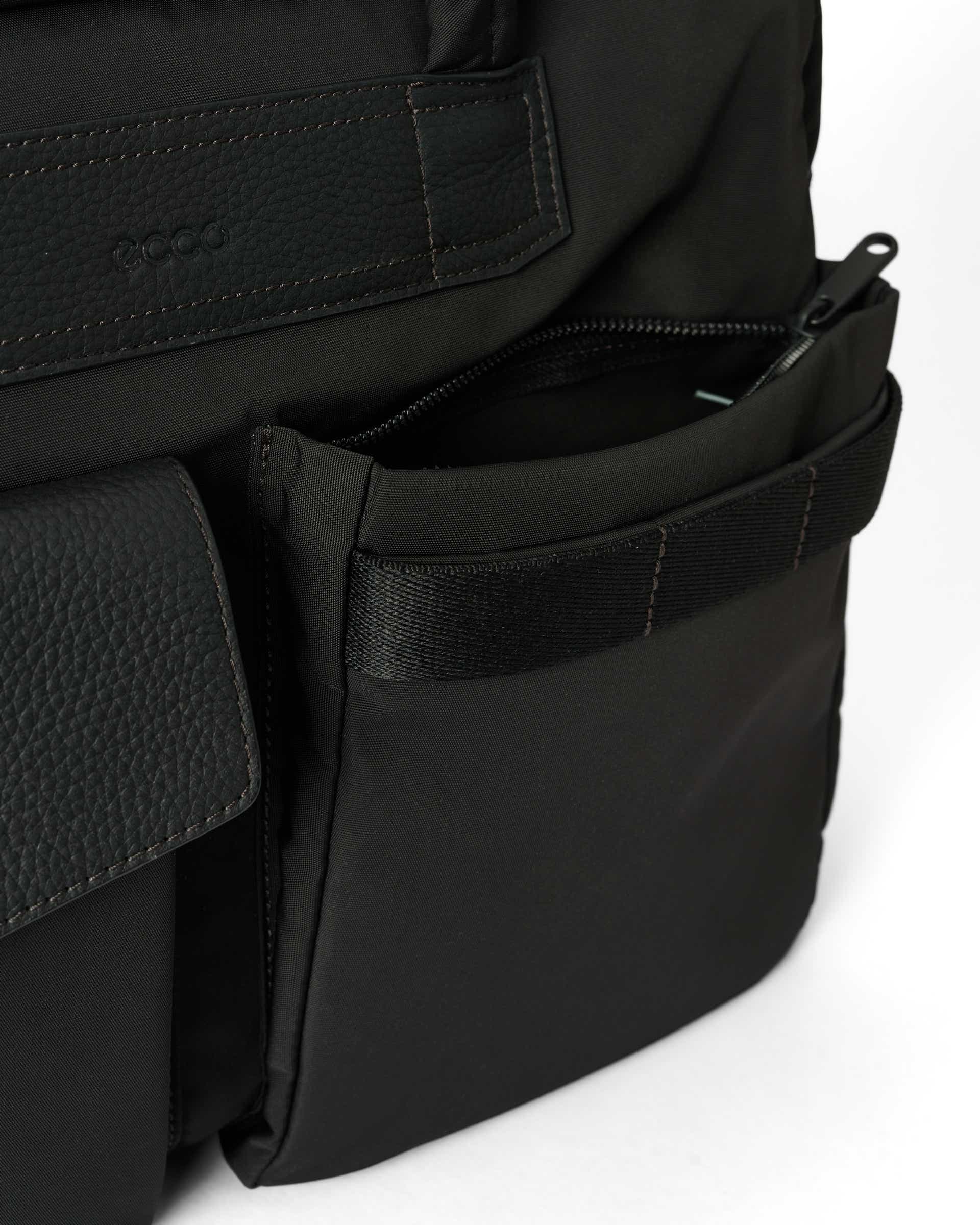 ECCO® Voyager kožna torba za prijenosno računalo - Crna - Detail-2