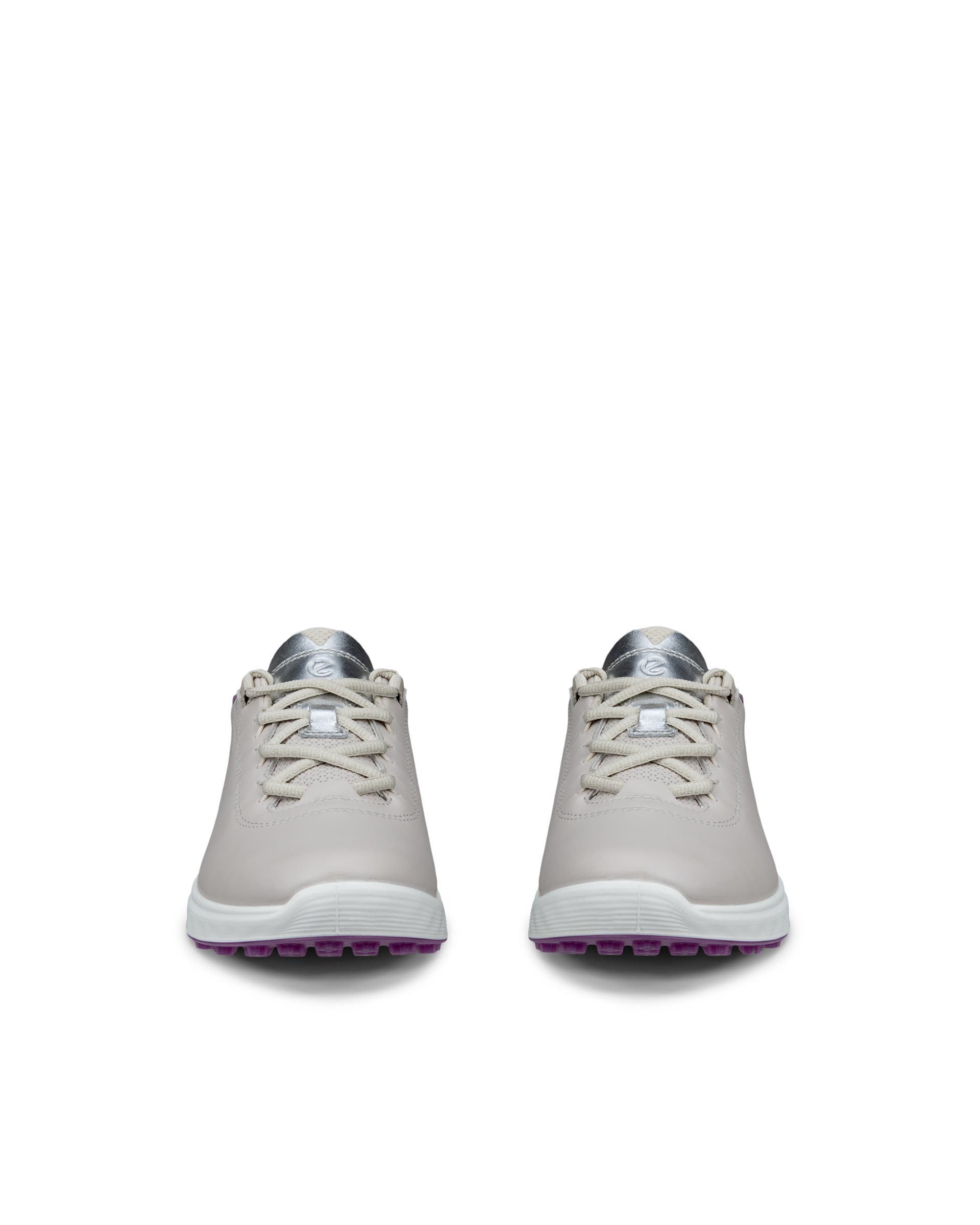 Dámská kožená golfová voděodolná obuv ECCO® Golf S-Casual - Šedá - Front pair