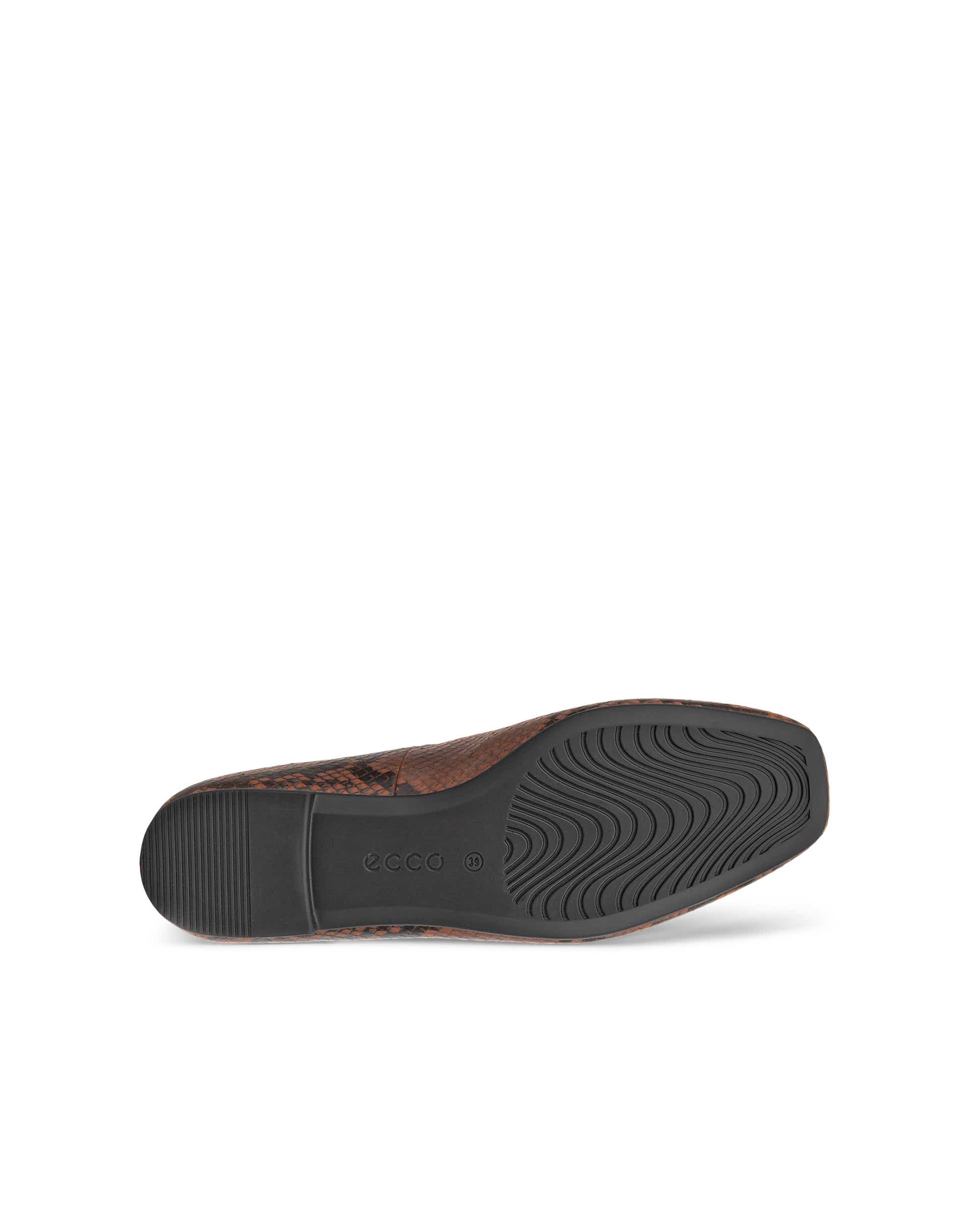 ECCO® MARGOT dames leren ballerina - Bruin - Sole
