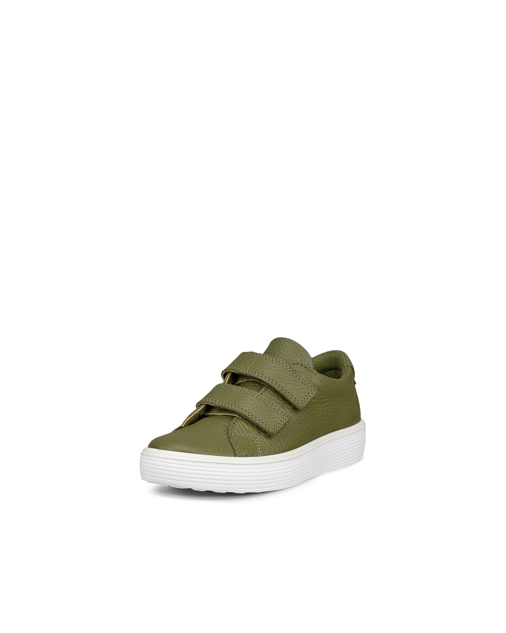 ECCO® Street Platform baskets en cuir pour femme - Vert - Main