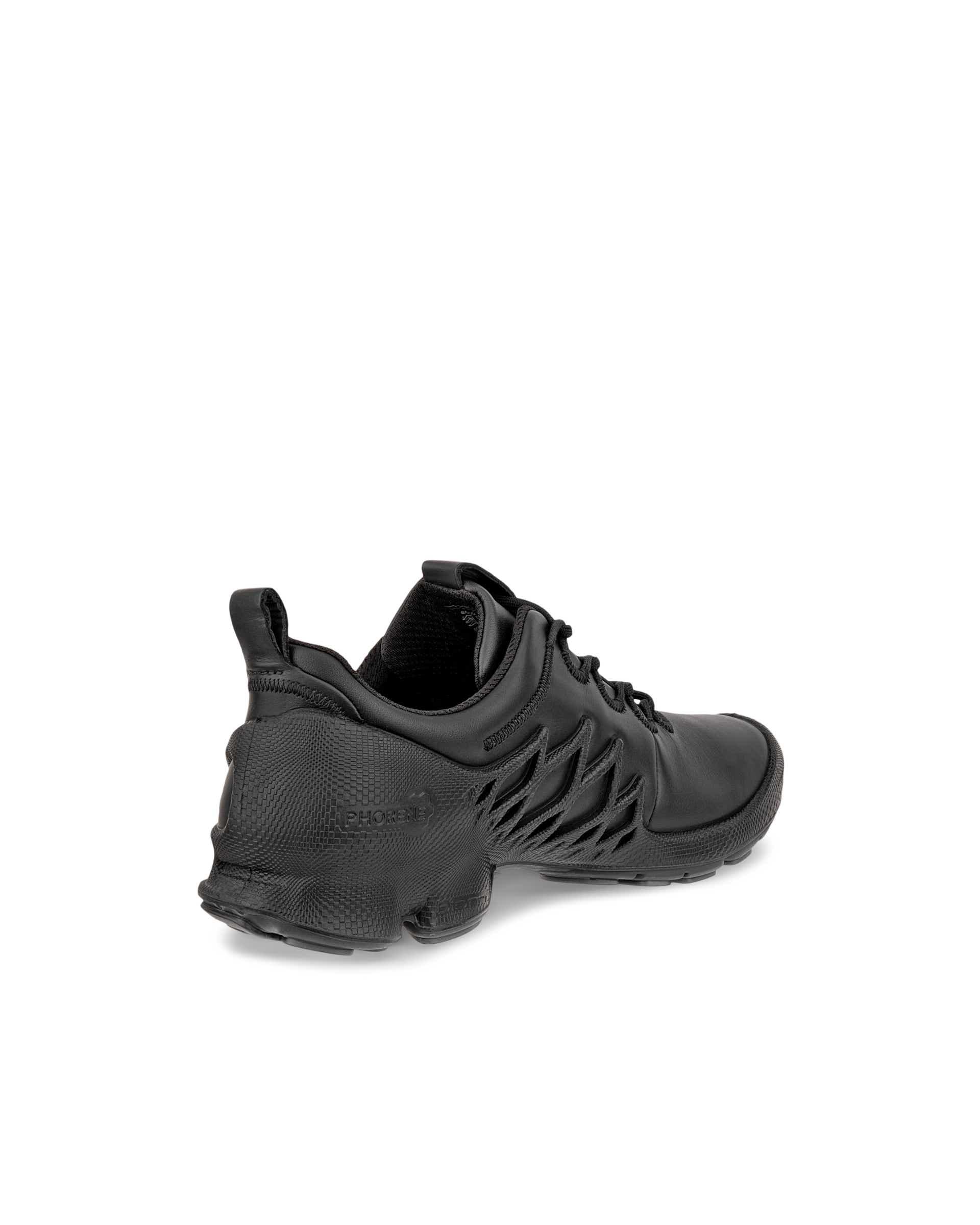 ECCO® Biom AEX chaussure en cuir pour homme - Noir - Back