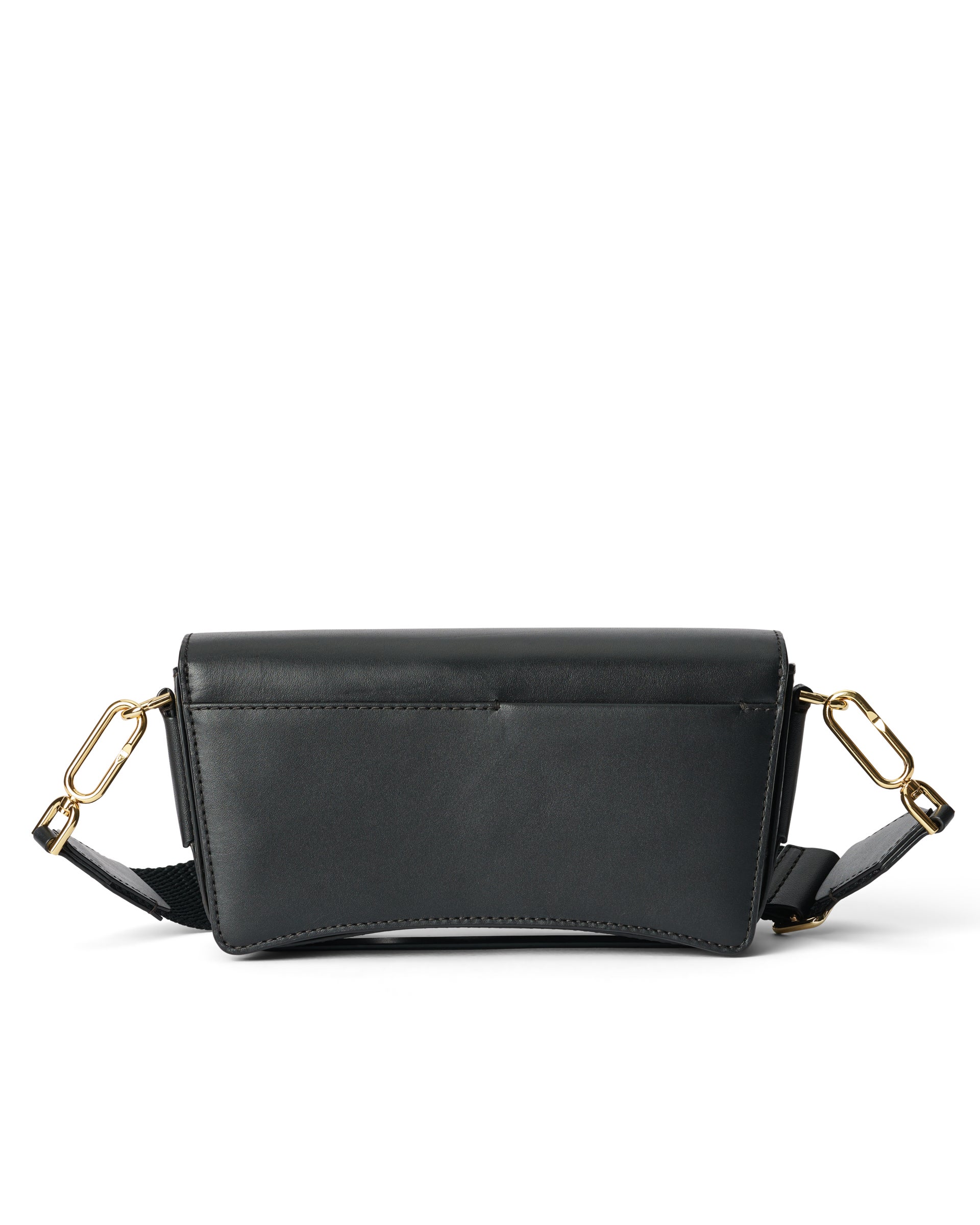 Kožené crossbody kabelka ECCO® Pinch - Čierna - Back