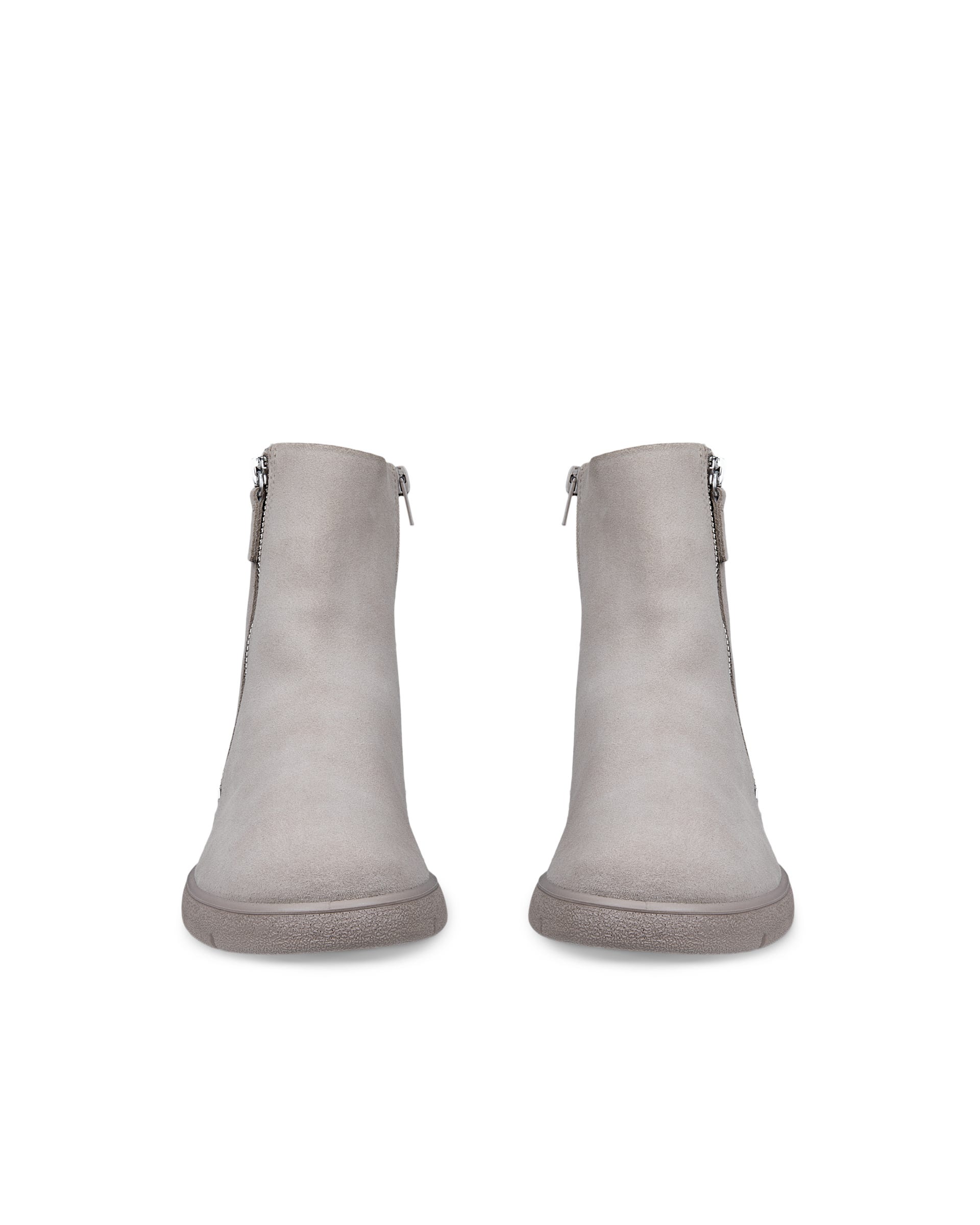 ECCO® BELLA 2 Damen Bootie aus Veloursleder mit Reißverschluss - Grau - Outside