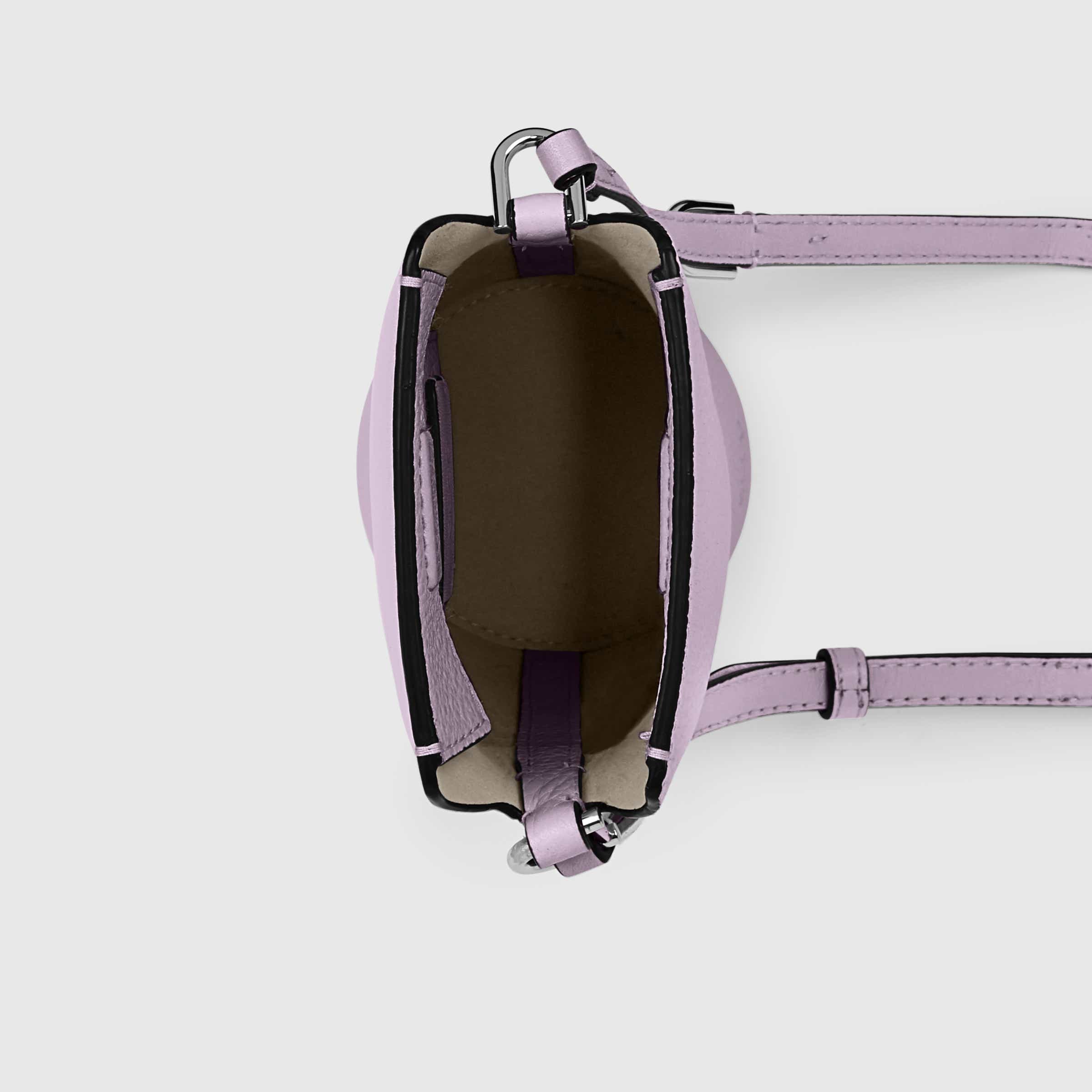 ECCO® Textureblock Pot Leather Crossbody Bag - Purple - Birdeye