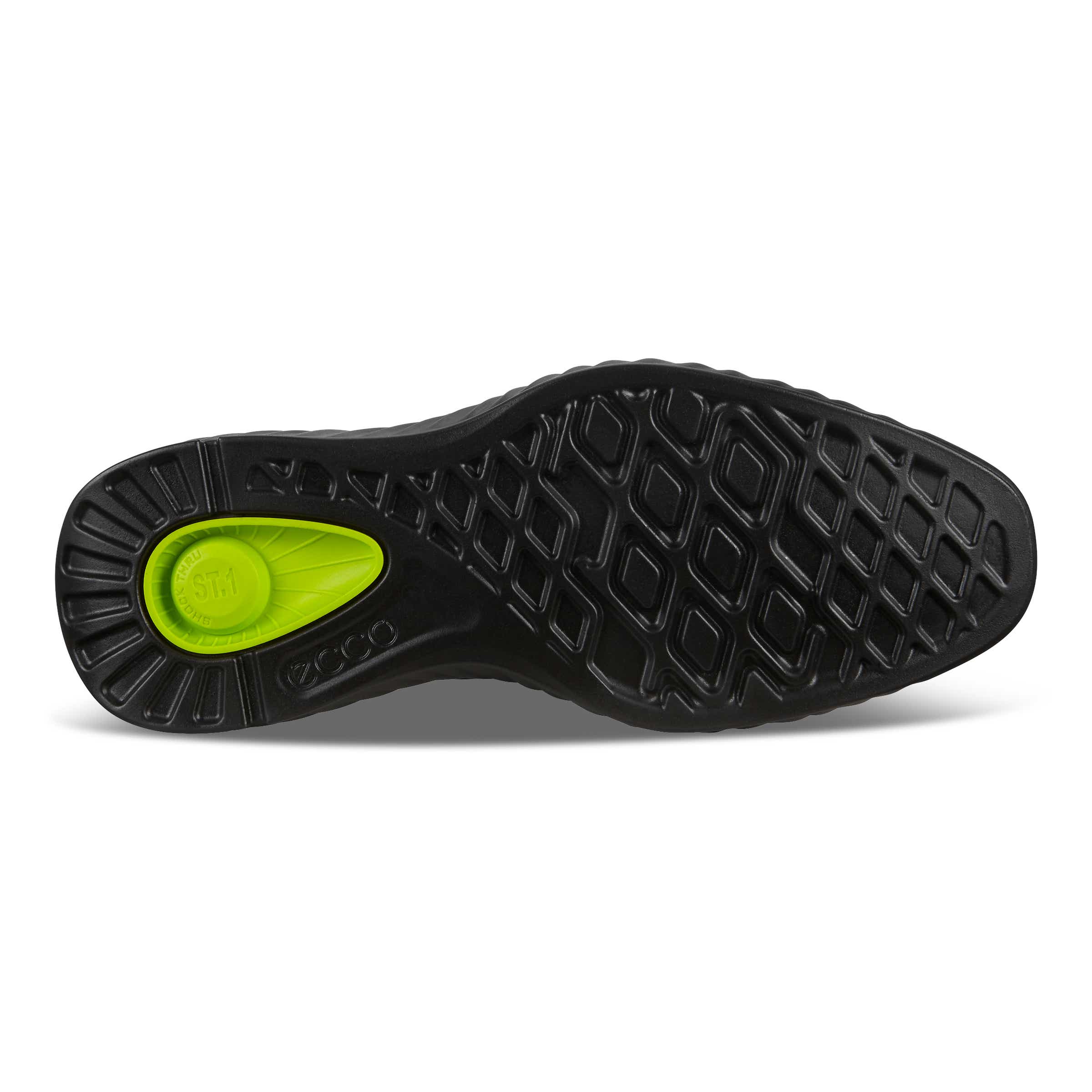 ECCO ST.1 Hybrid Lite メンズ レザーオックスフォードシューズ - ブラック - Sole
