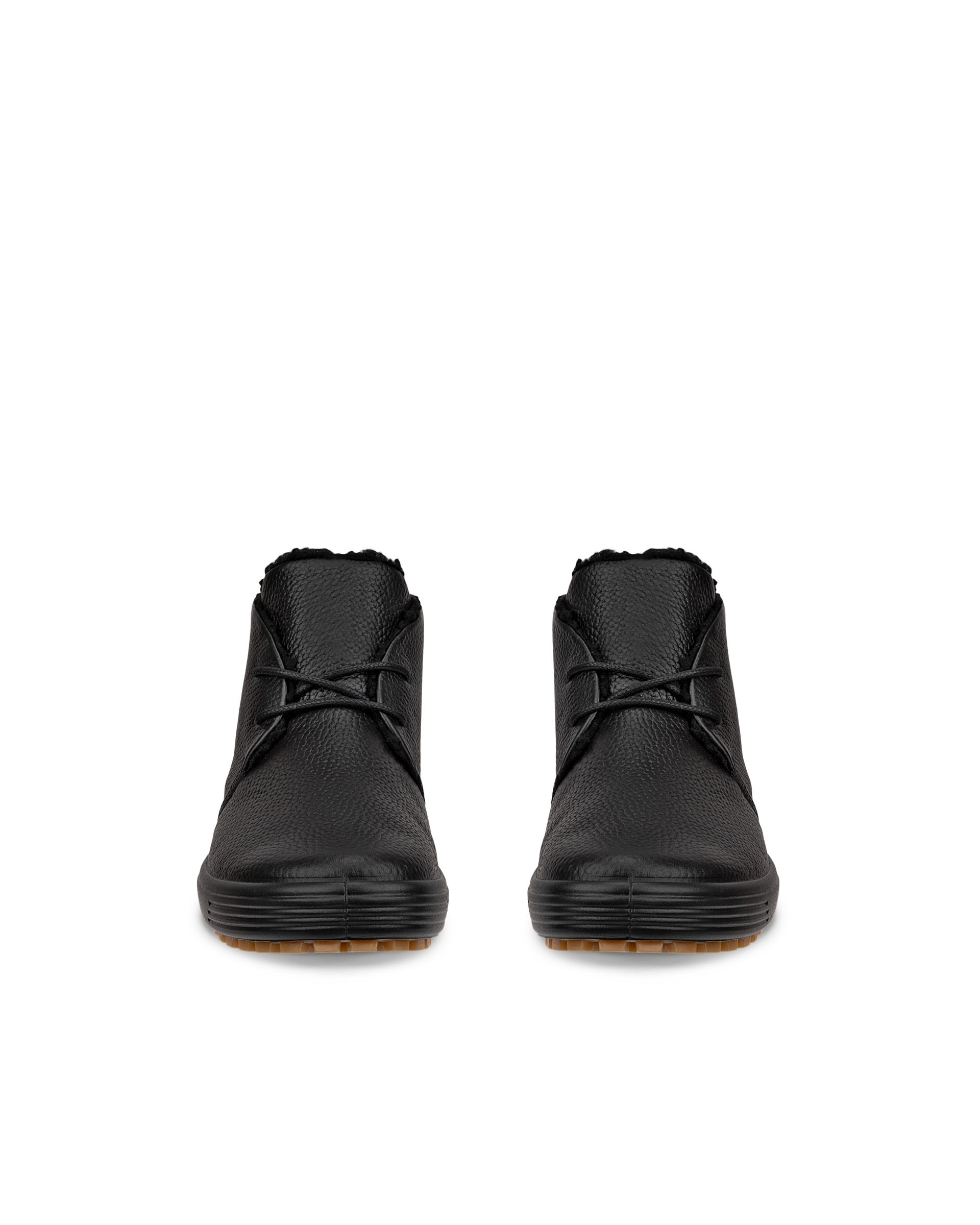 Women's ECCO® SOFT 7 Leather Ankle Boot - Black - Outside