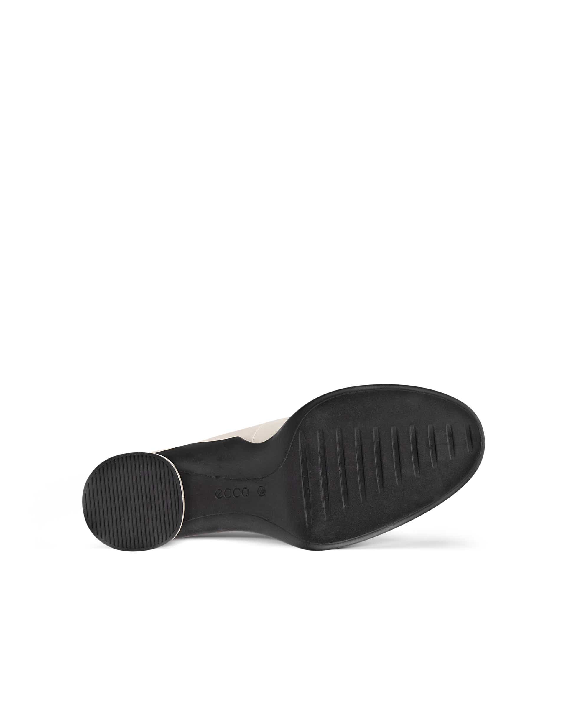 Dámské kožené lodičky na blokovém podpatku ECCO® Sculpted Lx 55 - Bílá - Sole