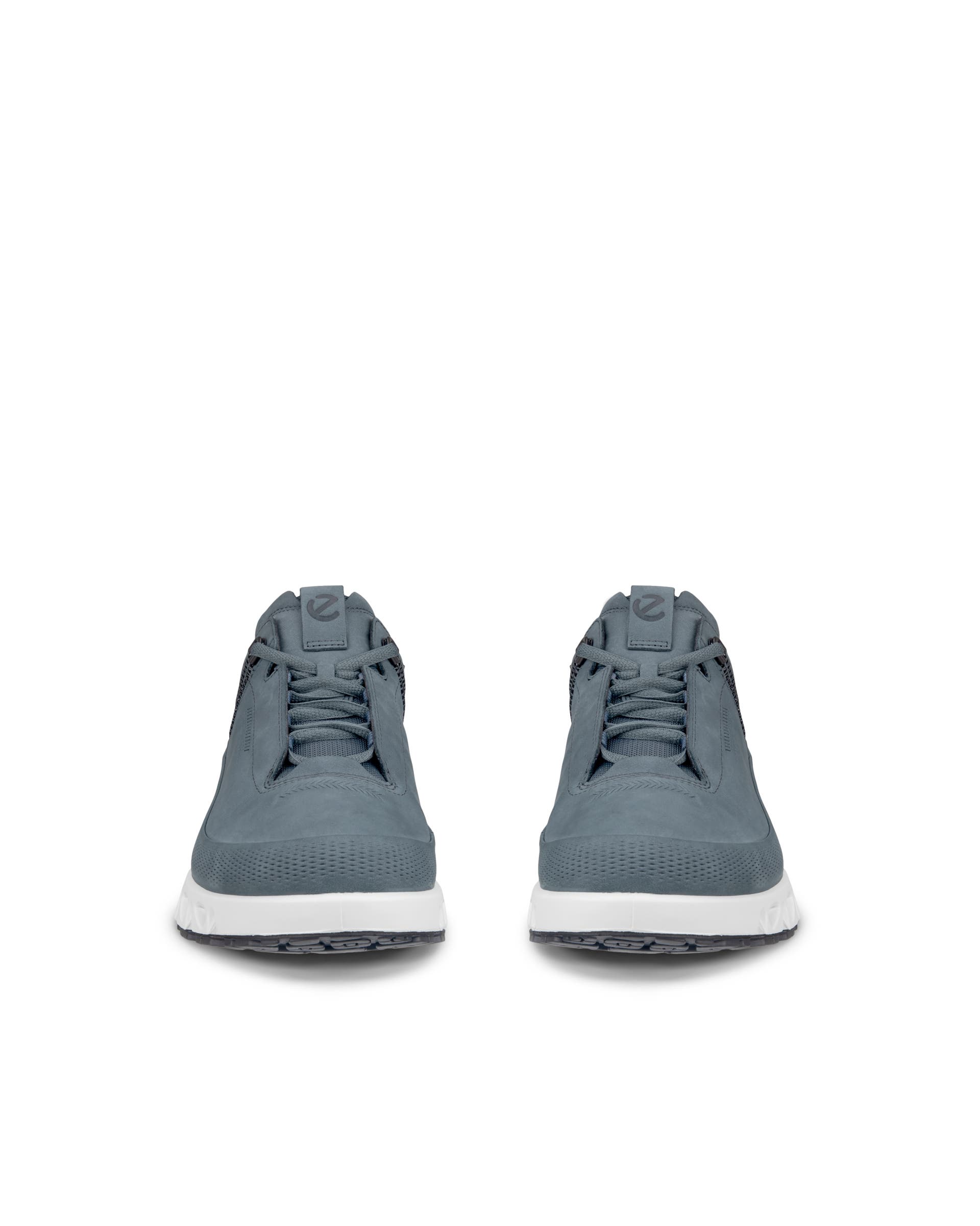 Men's ECCO® Multi-Vent Nubuck Gore-Tex Shoe - Blue - Front pair