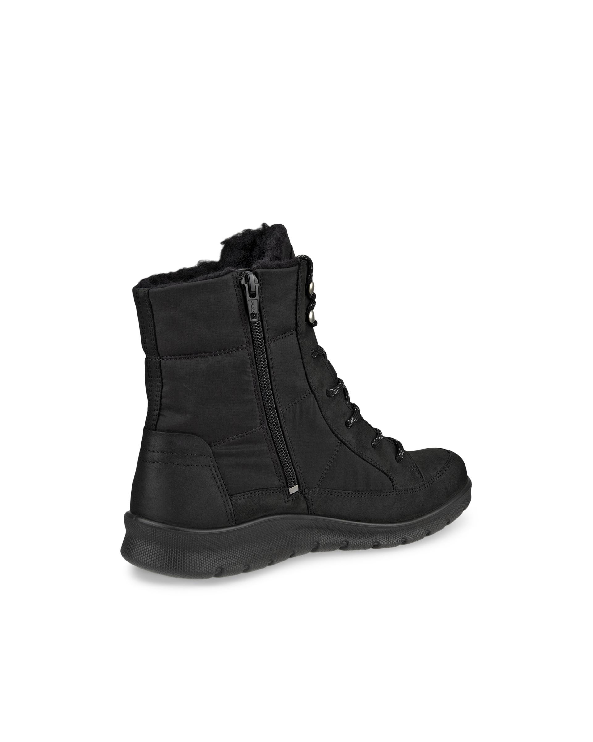 ECCO® BABETT BOOT női Gore-Tex közepesen magasszárú nubuk csizma - Fekete - Outside
