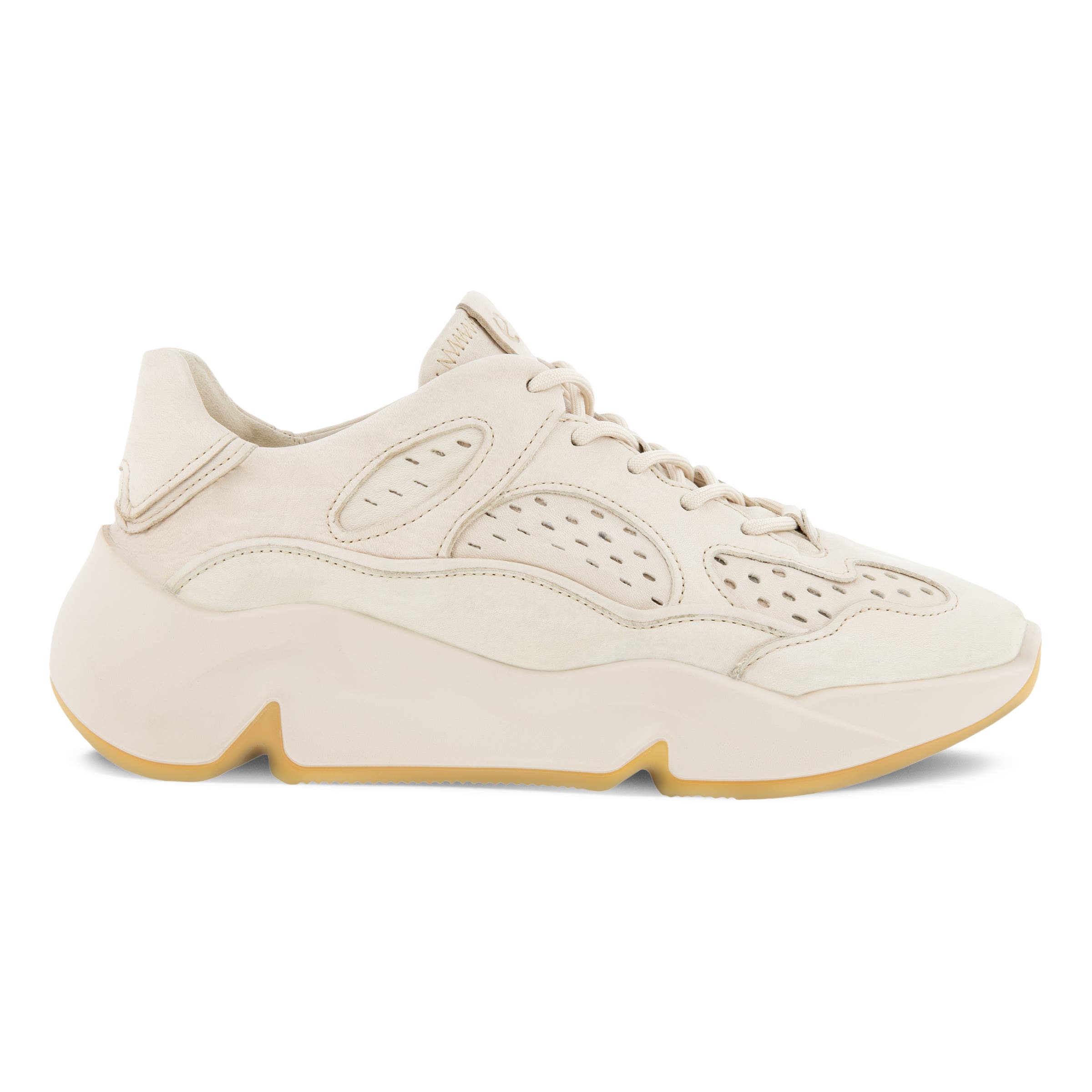 ECCO Women's Chunky Sneakers - Beige - Outside