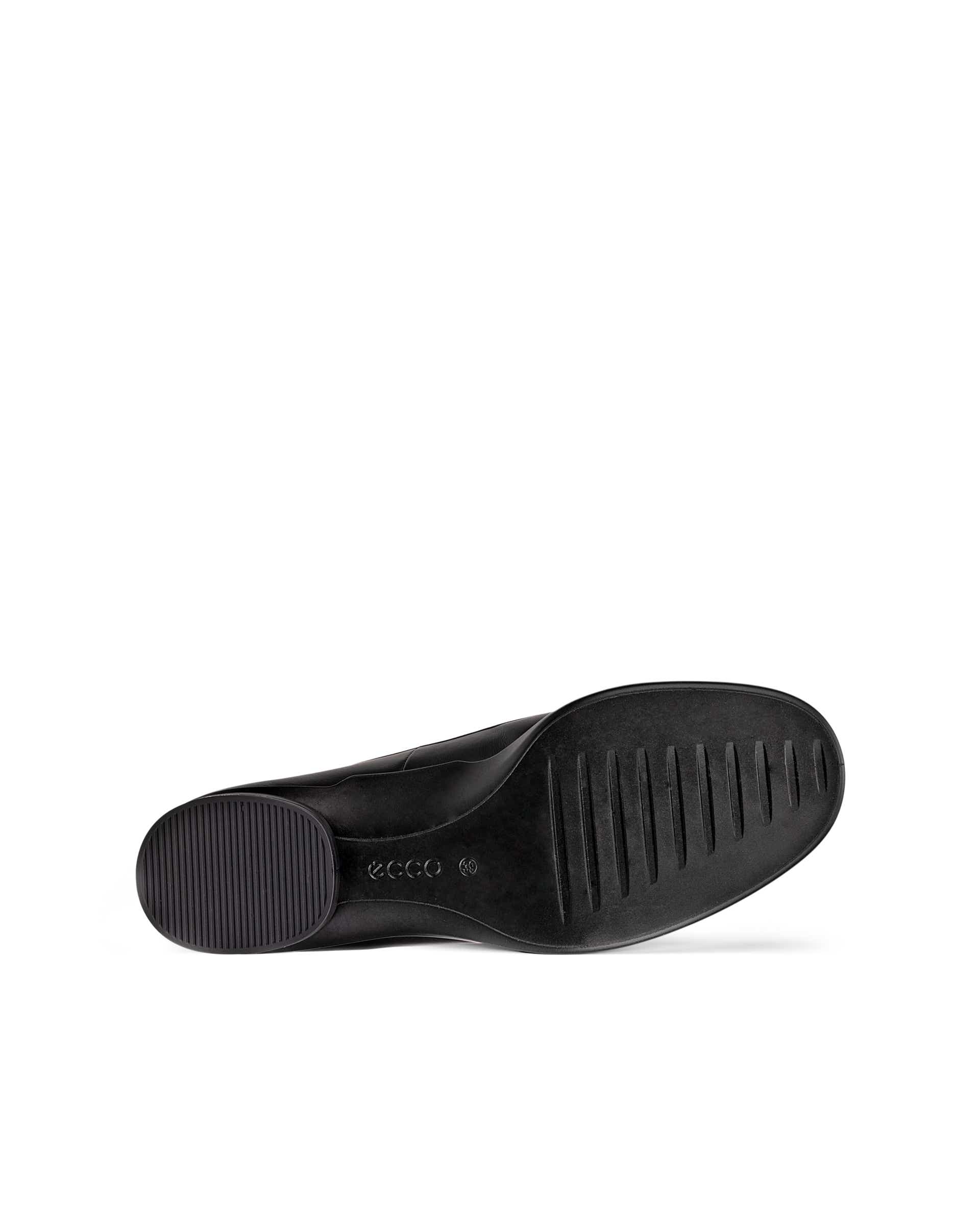 Women's ECCO® Sculpted LX 15 BOW Leather Ballerina - Black - Sole
