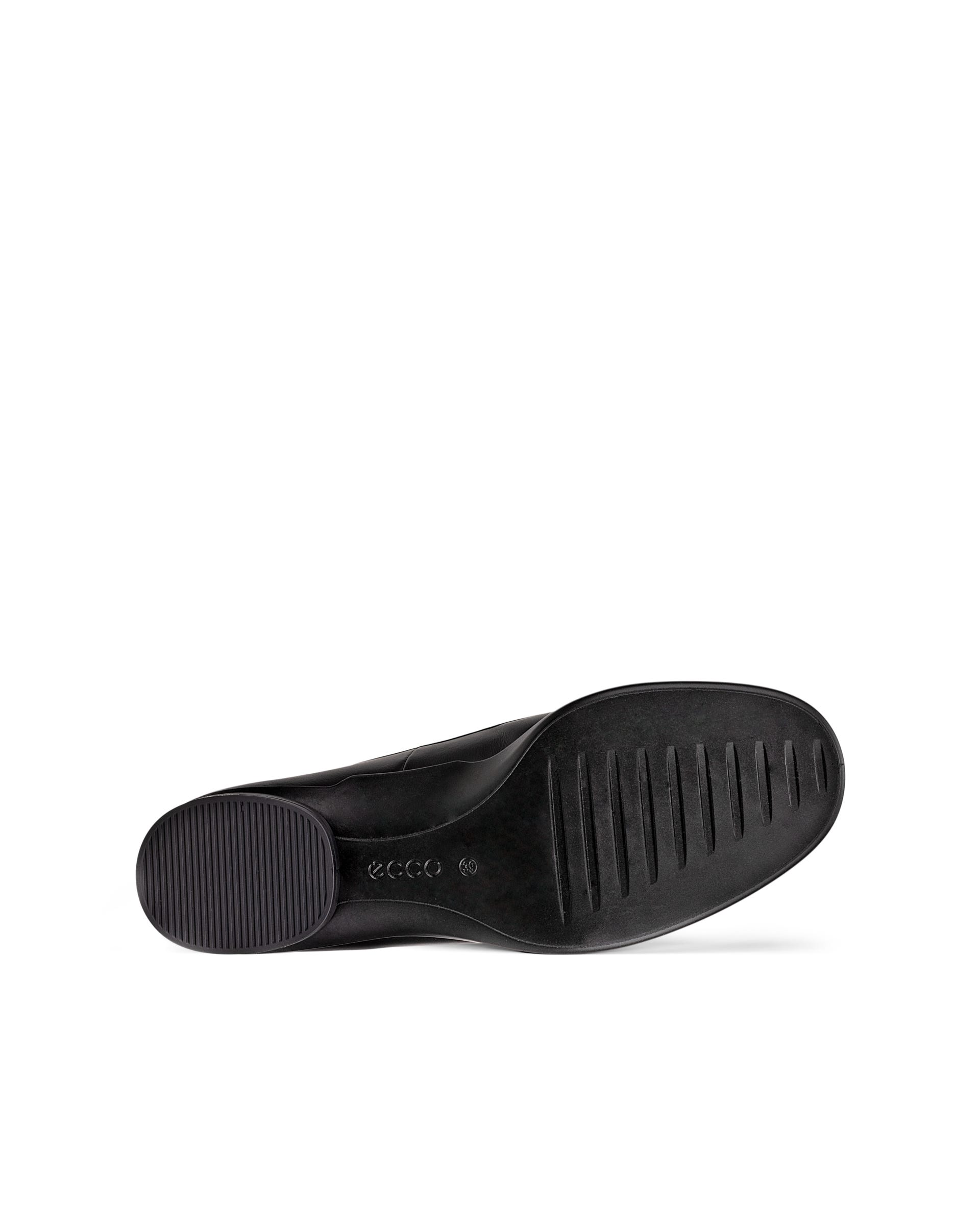 Women's ECCO® Sculpted LX 15 BOW Leather Ballerina - Black - Sole