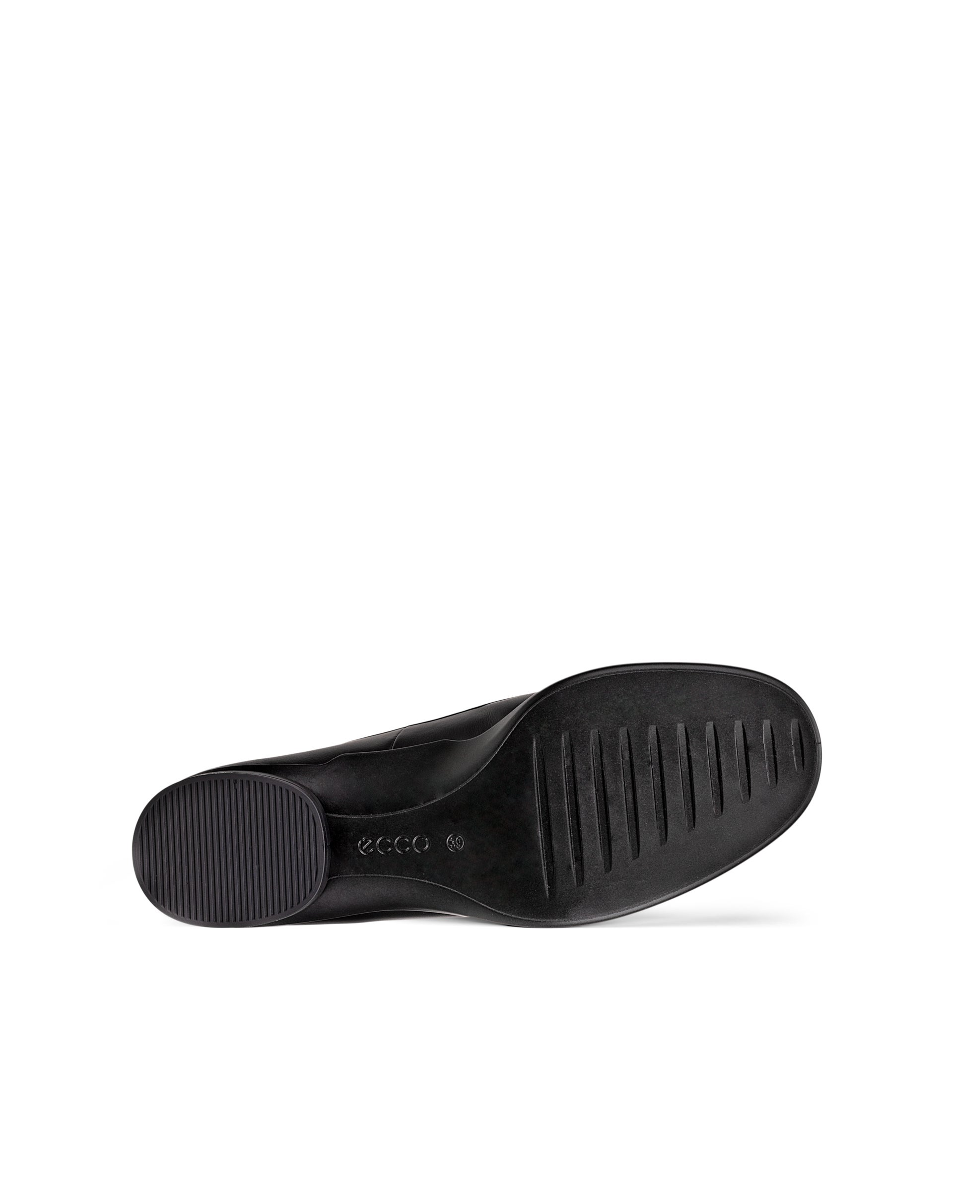Women's ECCO® Sculpted LX 15 BOW Leather Ballerina - Black - Sole