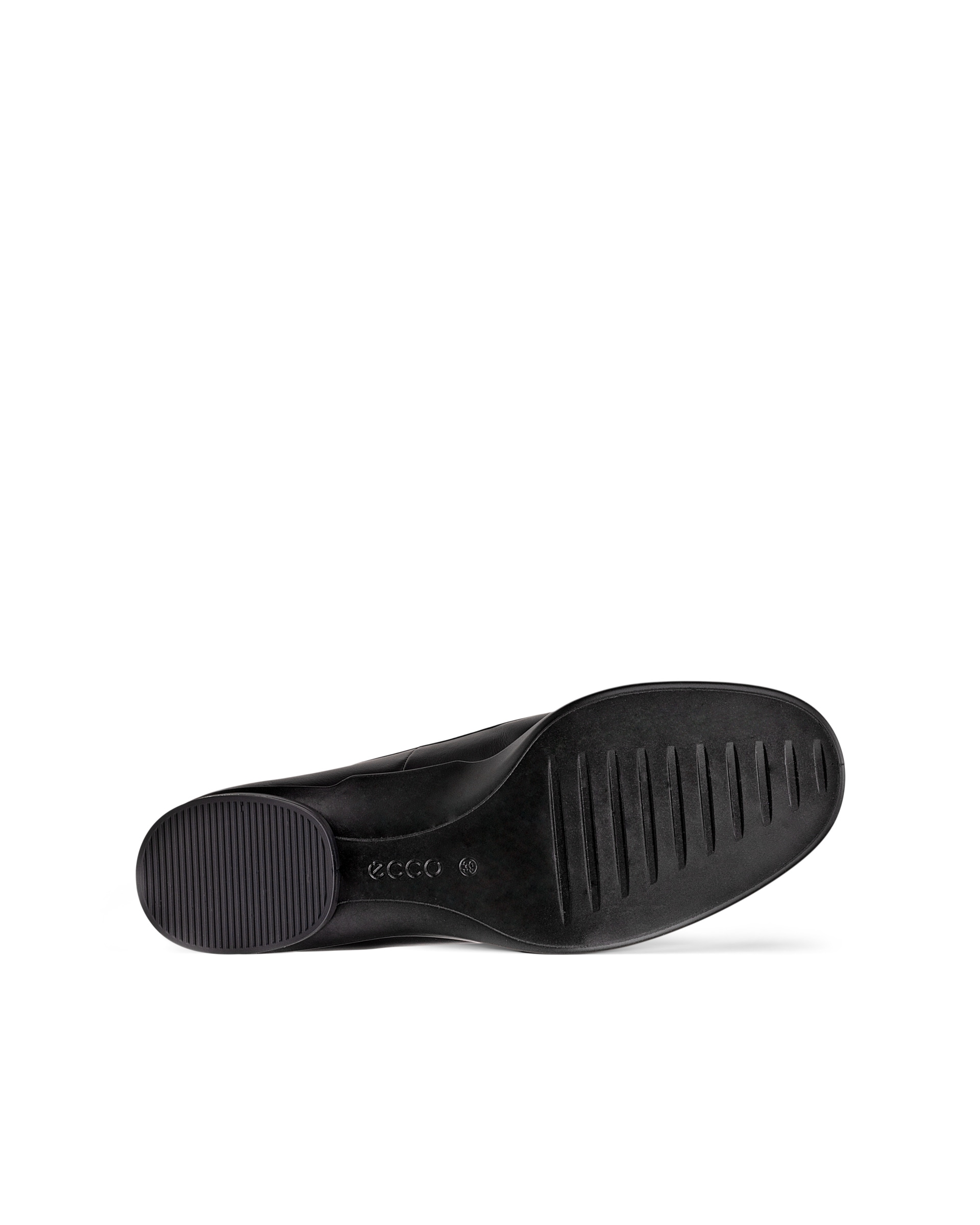 Women's ECCO® Sculpted LX 15 BOW Leather Ballerina - Black - Sole