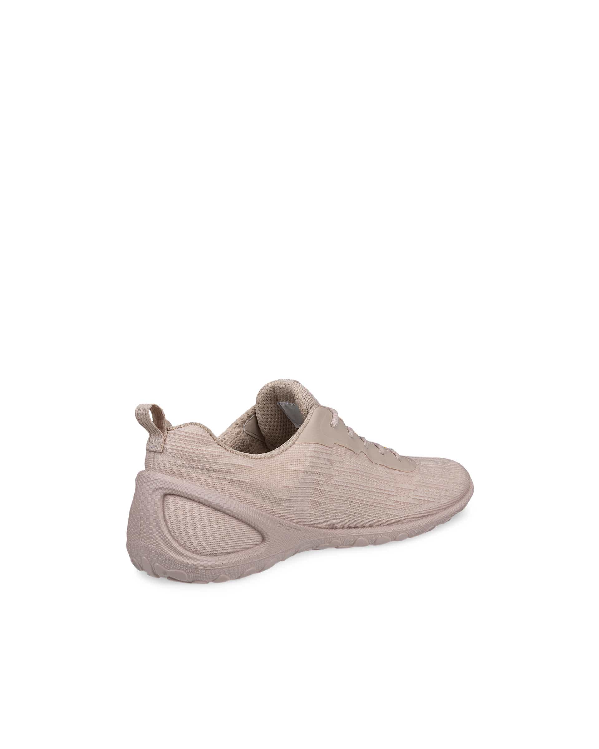 Damskie sznurowane buty tekstylne ECCO® BIOM EVERYDAY - Różowy - Back