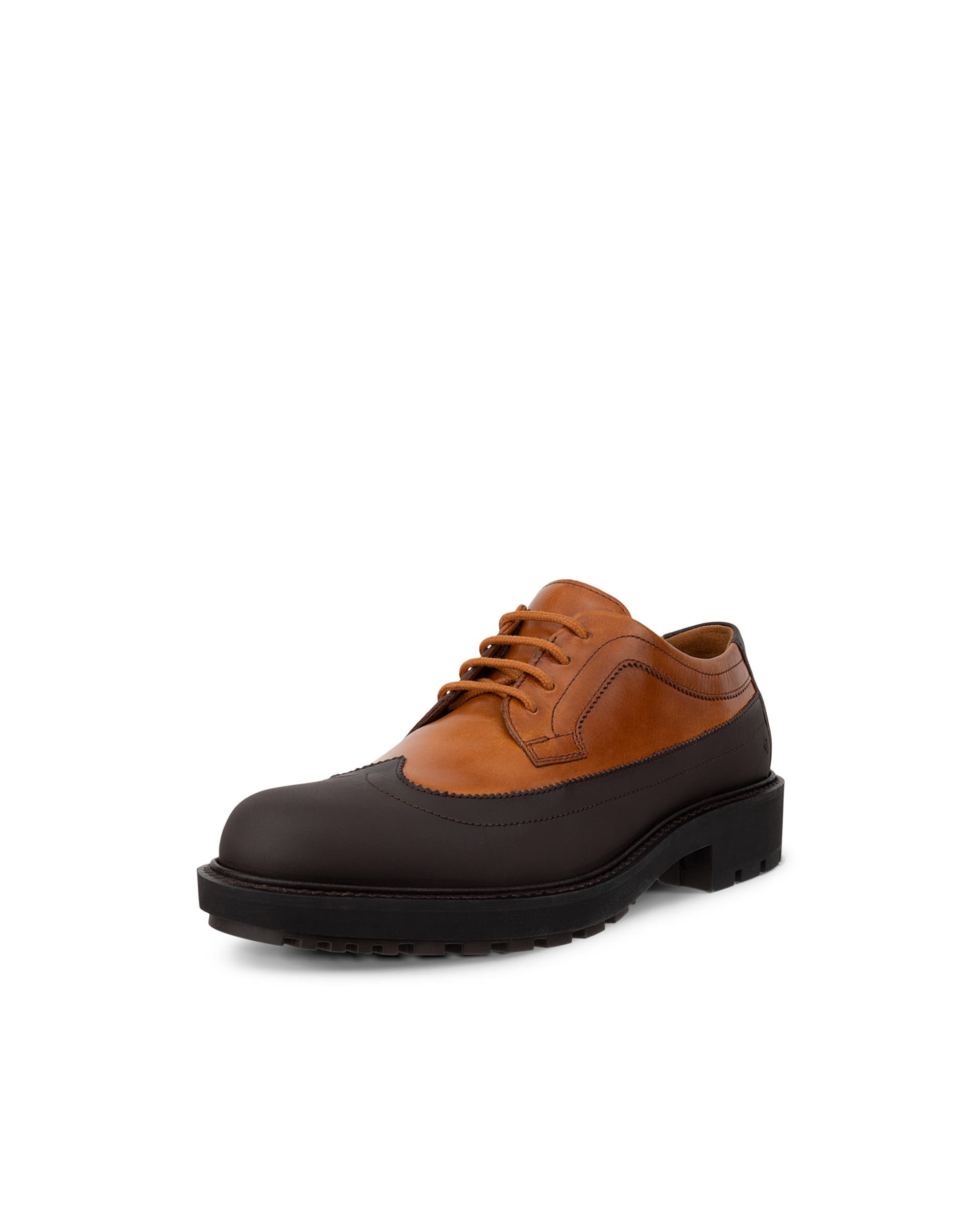 ECCO® METROPOLE OSLO derbies en cuir pour femme - Marron - Main