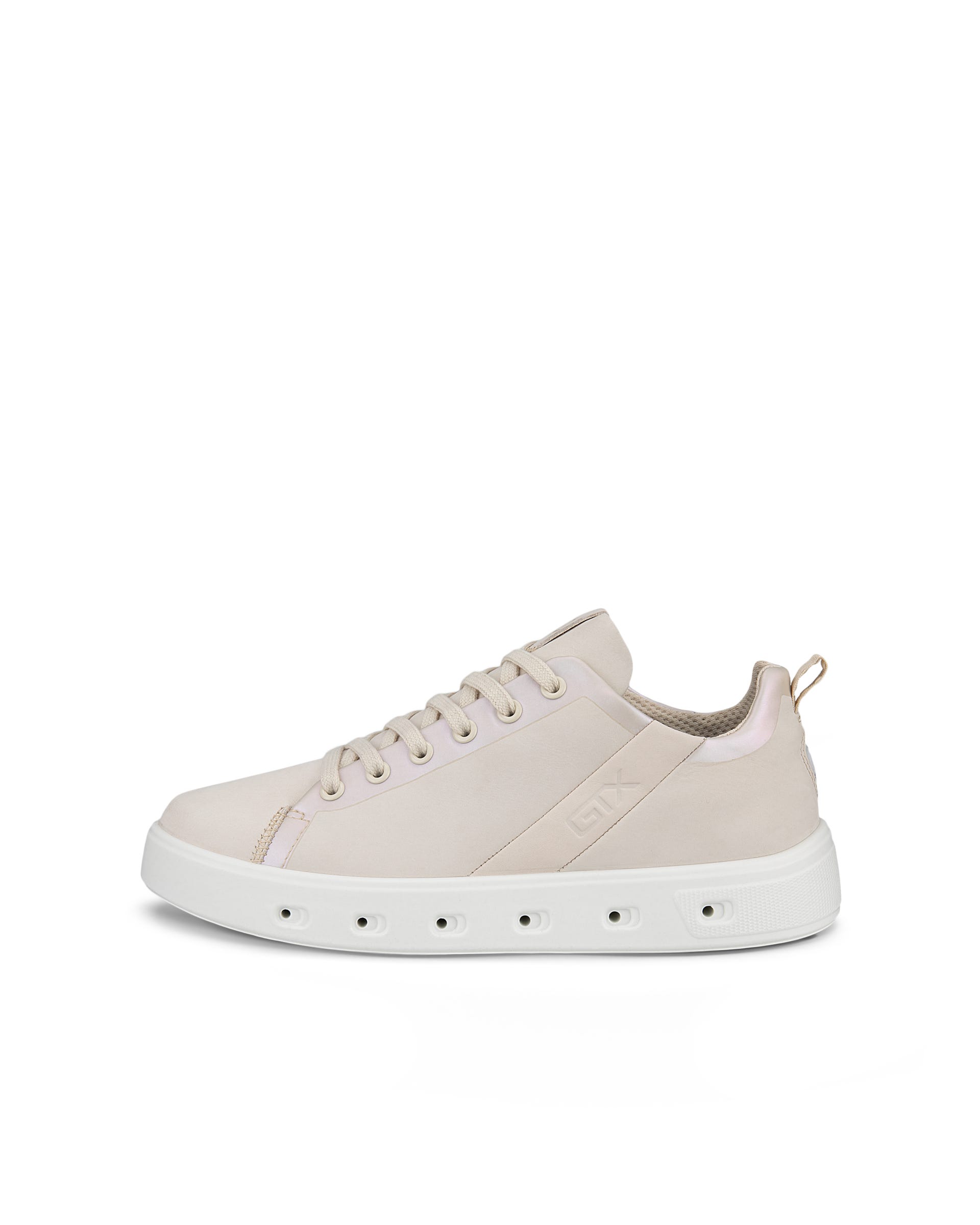 ECCO® Street 720 Dames nubuck Gore-Tex sneaker - Beige - Outside