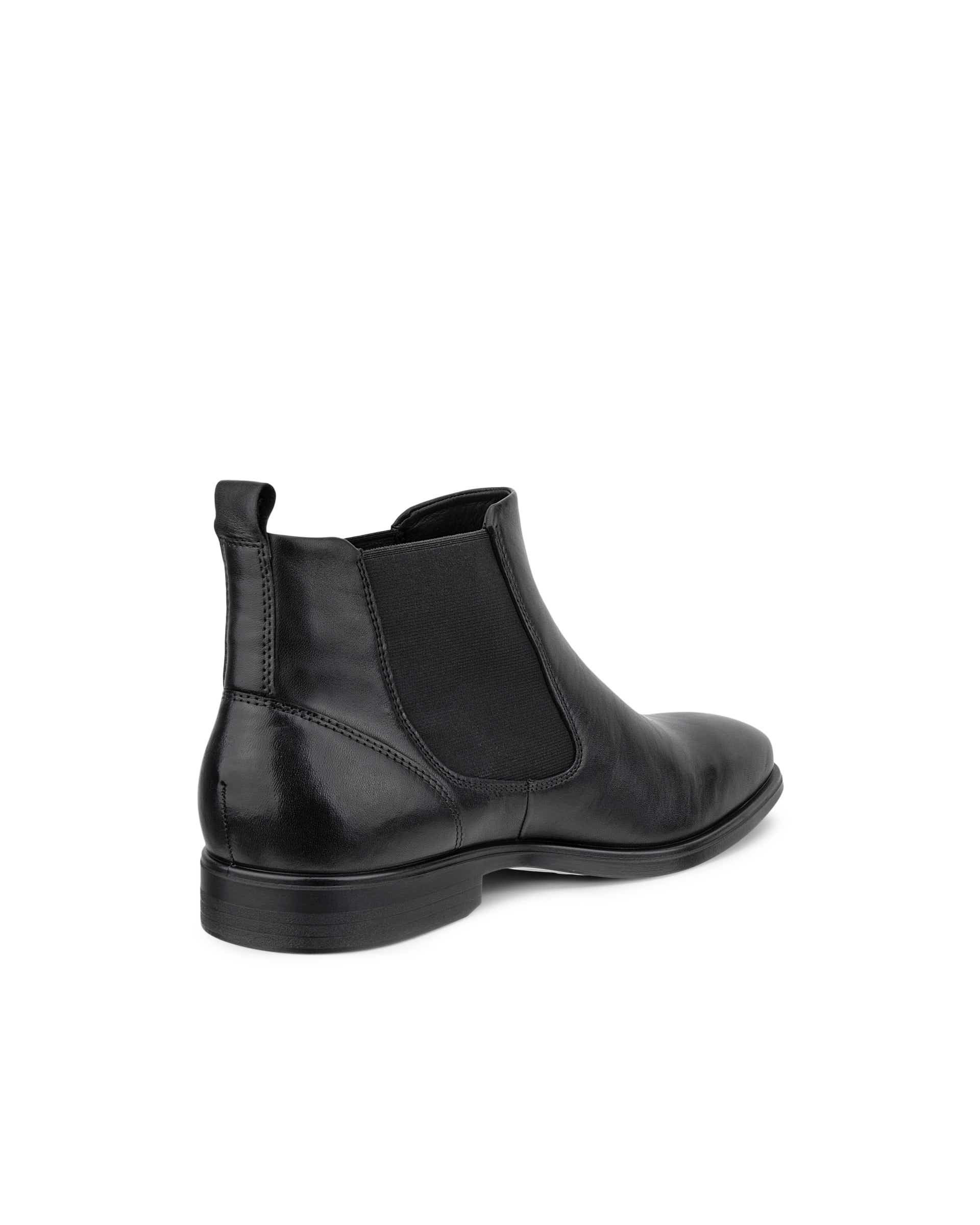 ECCO® MELBOURNE Herren Chelsea Boot aus Leder - Schwarz - Back