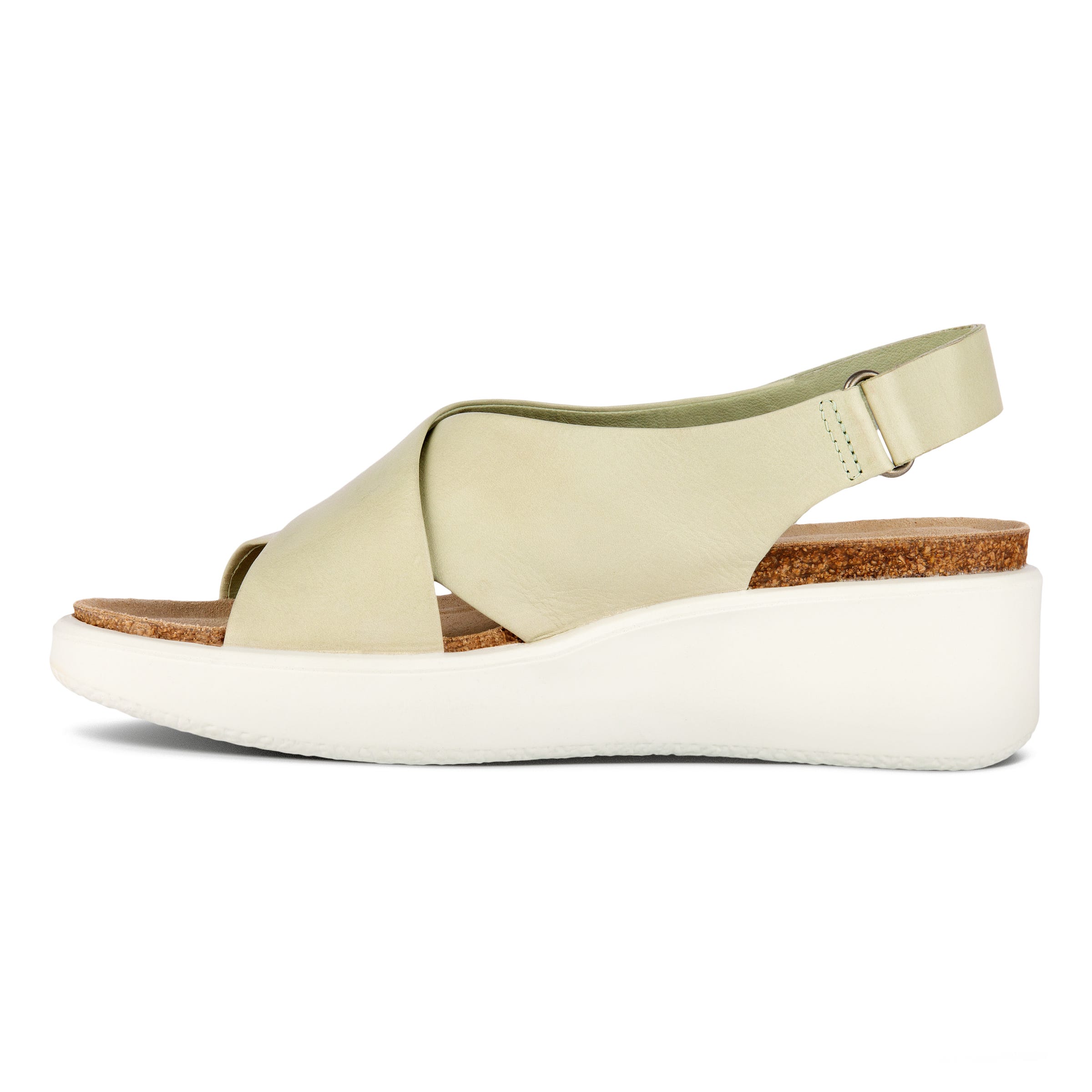 ECCO CORKSPHERE WEDGE SANDAL S - Green - Inside