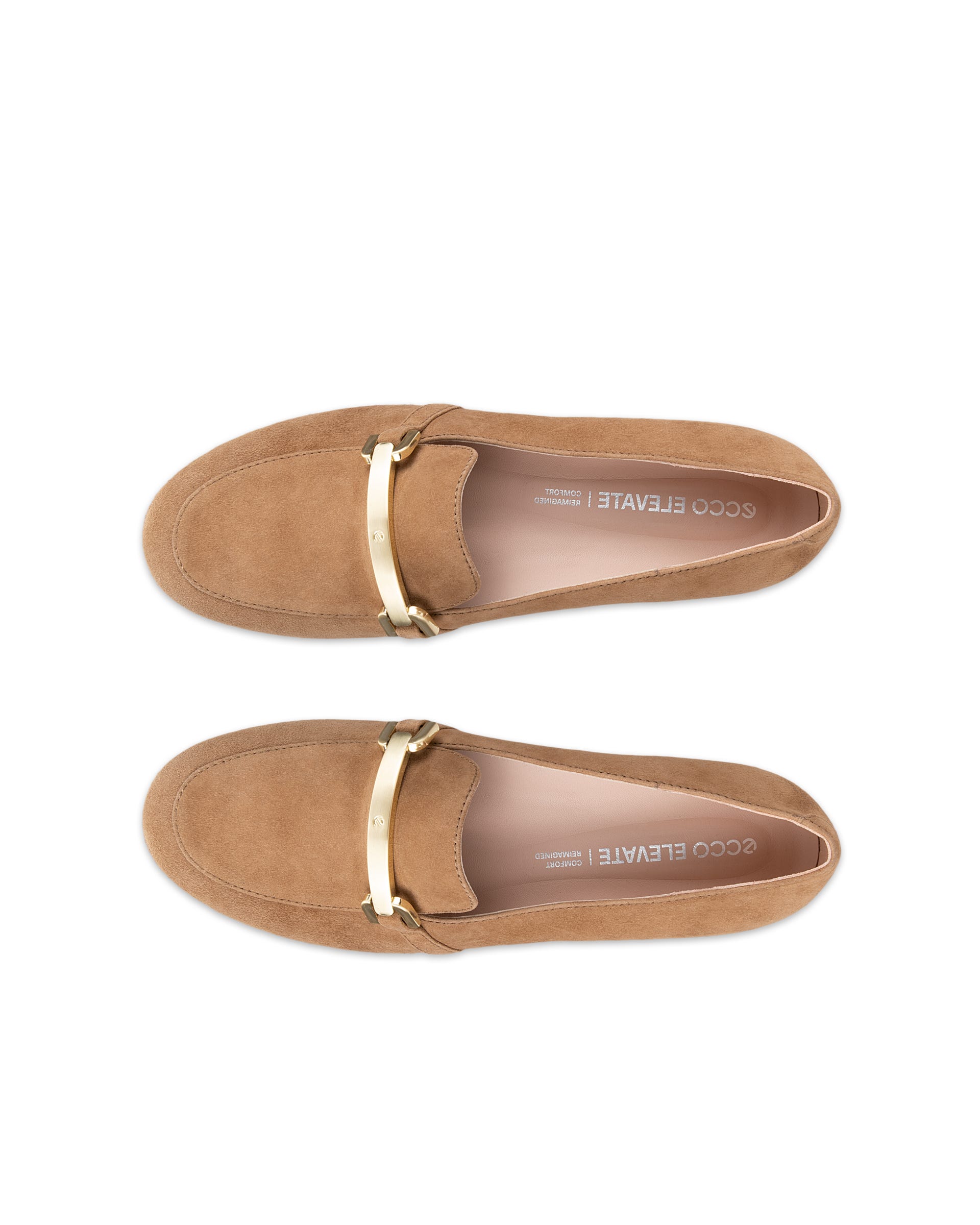 ECCO® ELEVATE 15 mocassins daim pour femme - Brun - Outside