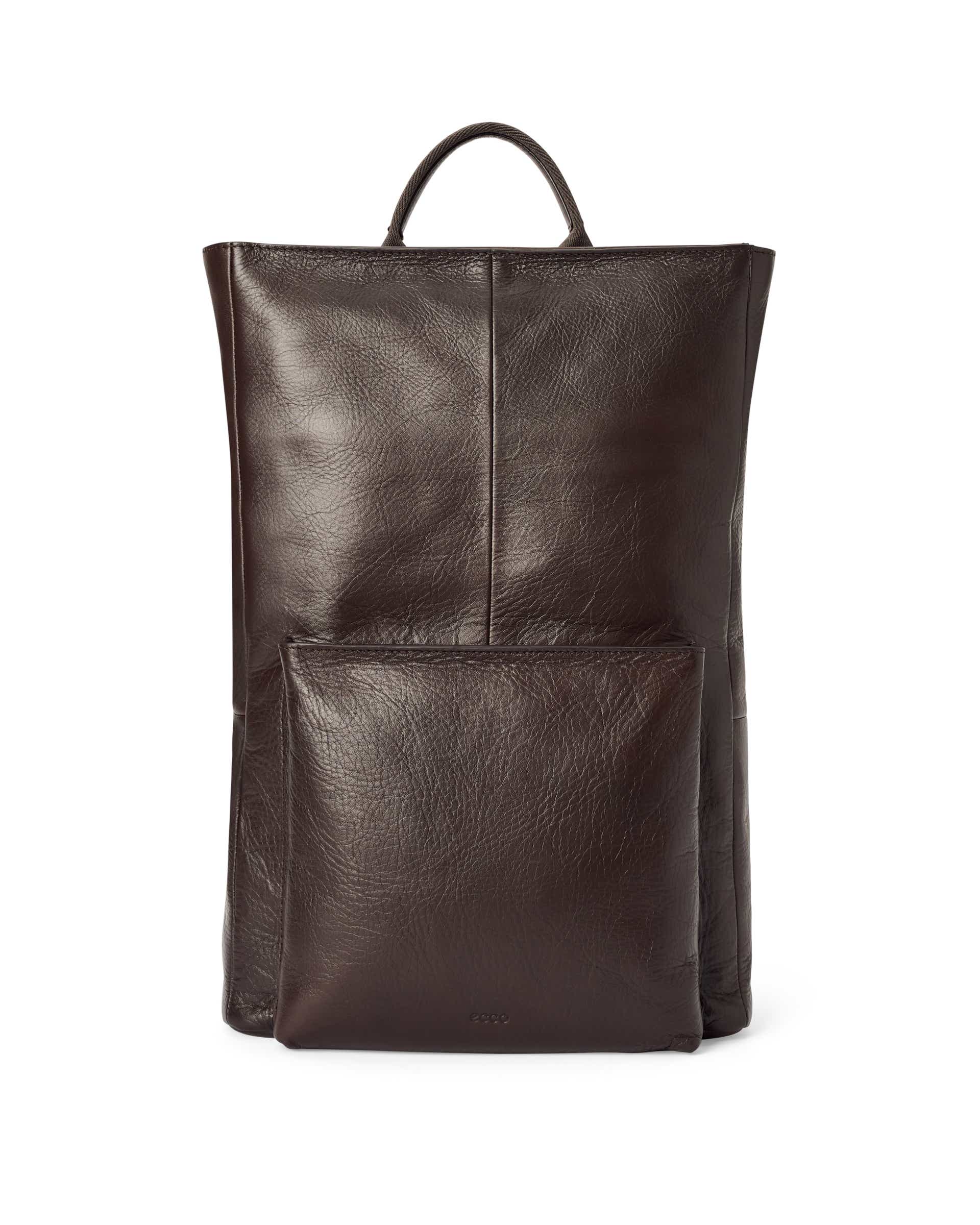 ECCO® SQUARE PACK CITY Fyrkantig ryggsäck skinn - Brun - Main