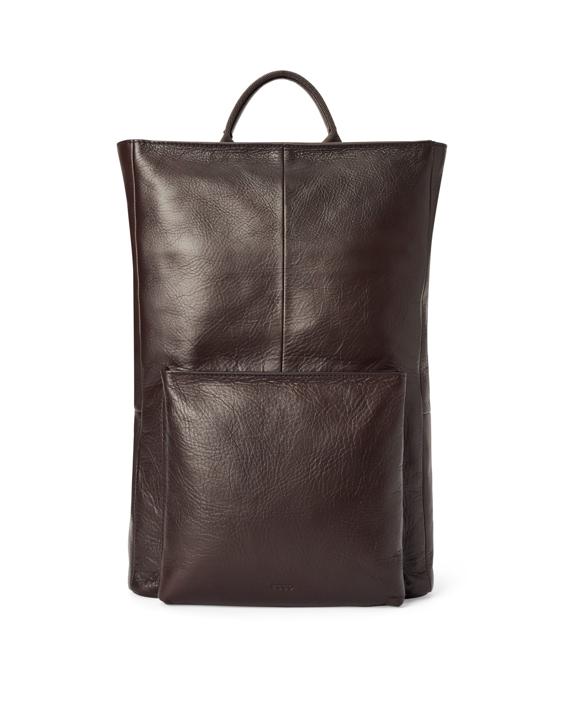 ECCO® SQUARE PACK CITY Fyrkantig ryggsäck skinn - Brun - Main