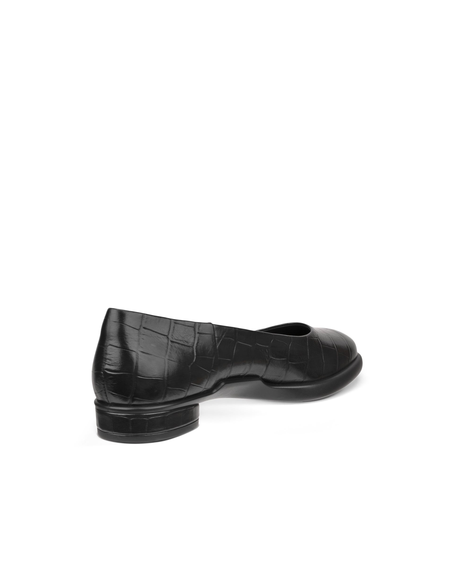 ECCO Sculpted LX ウィメンズ レザーバレリーナ - ブラック - Back