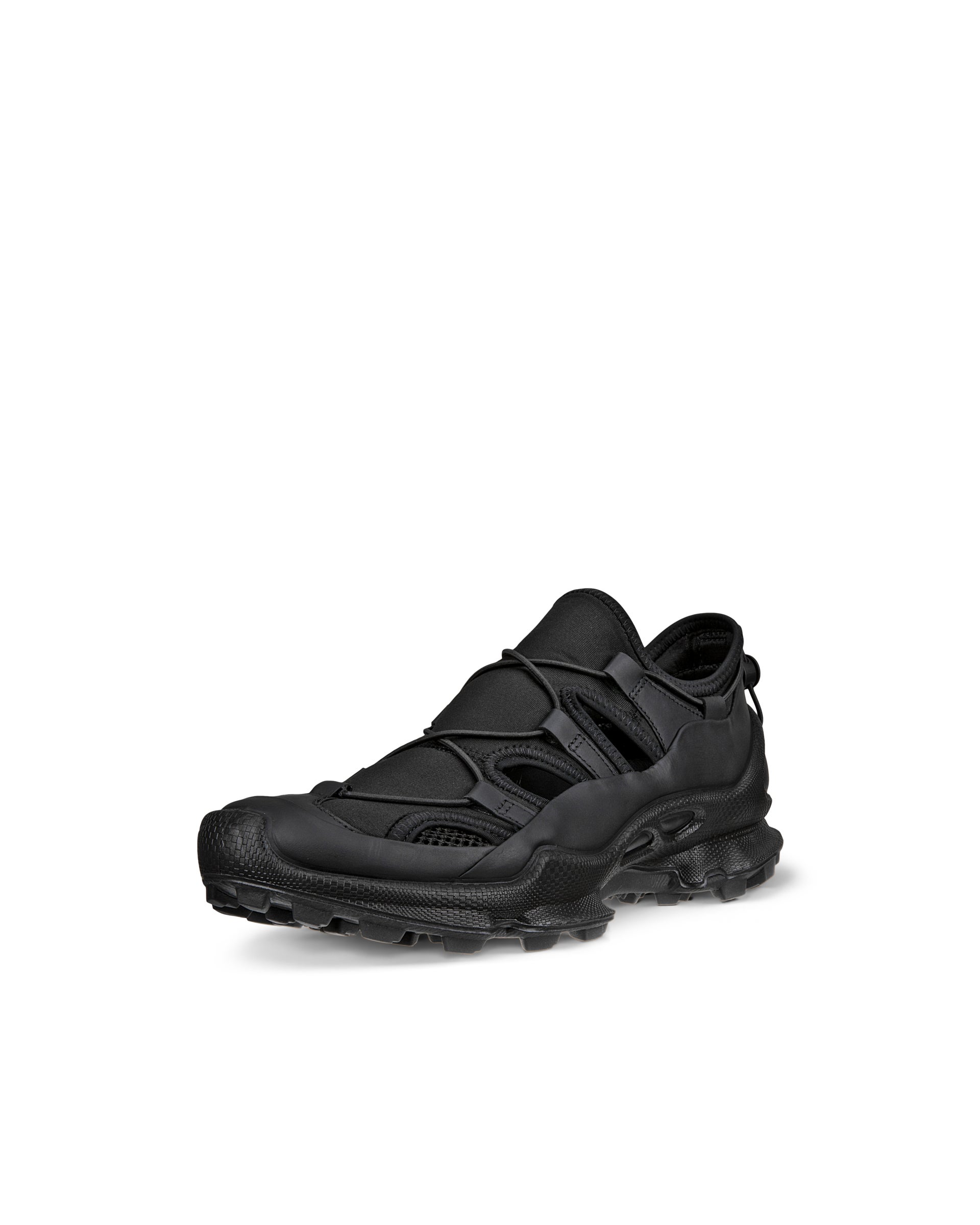 ECCO BIOM C Trail ウィメンズ レザースニーカー - ブラック - Main