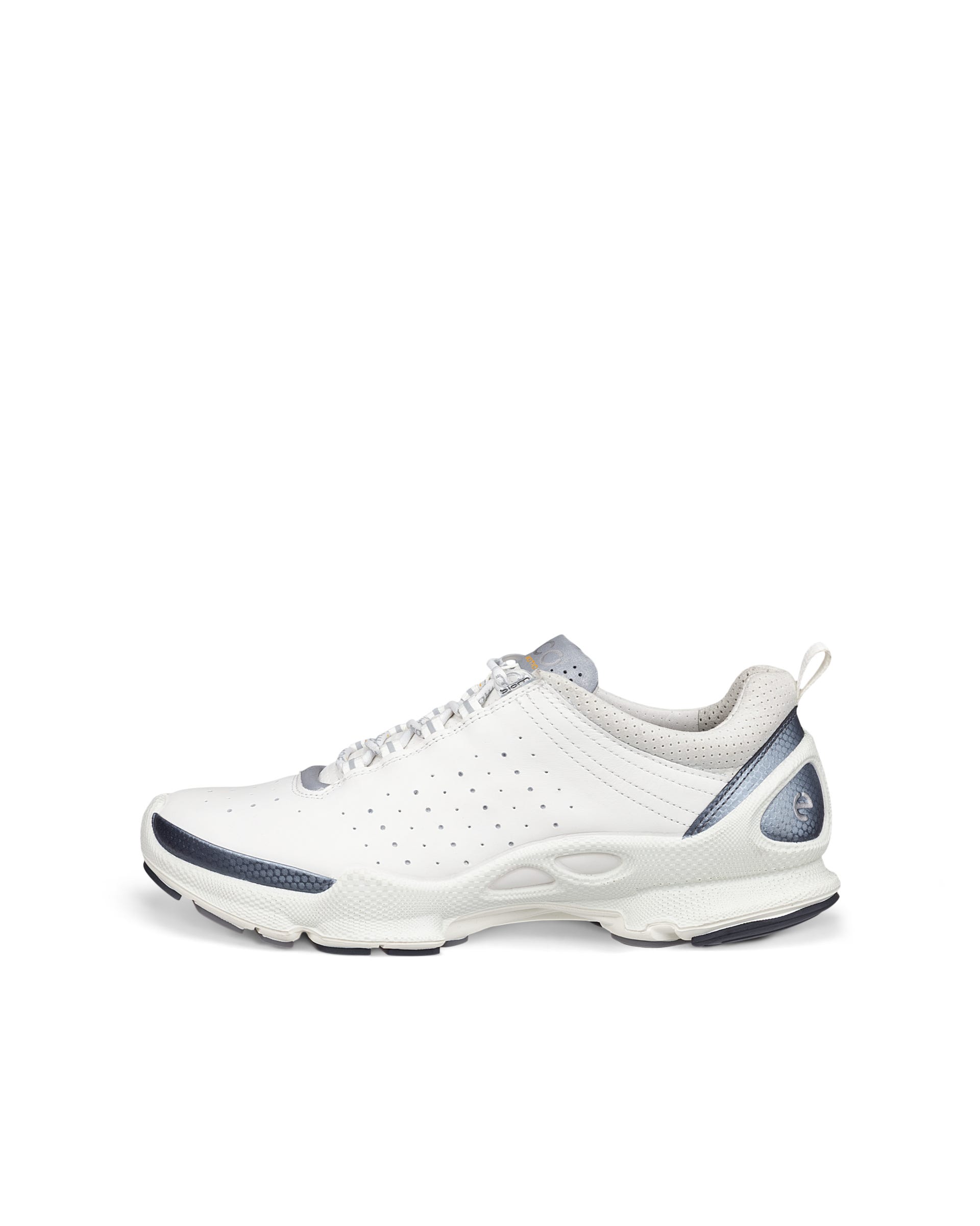Women's ECCO® Biom C Leather Trainer - White - Outside
