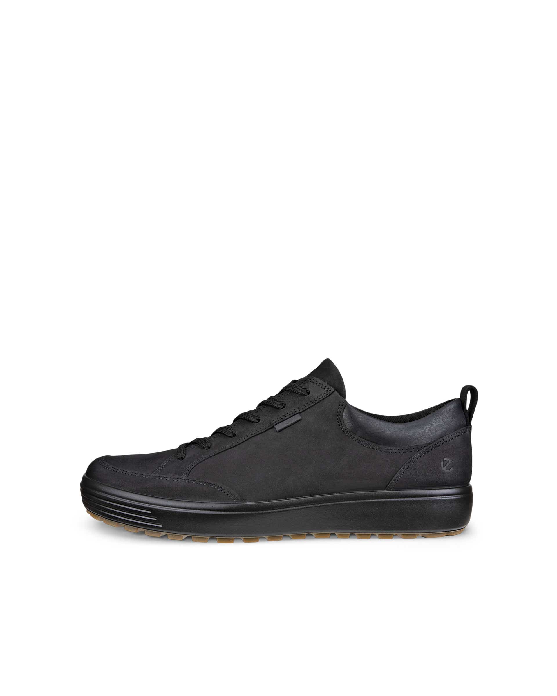 ECCO® Soft 7 Tred Herren Wasserdichte Nubuklederschuh - Schwarz - Outside