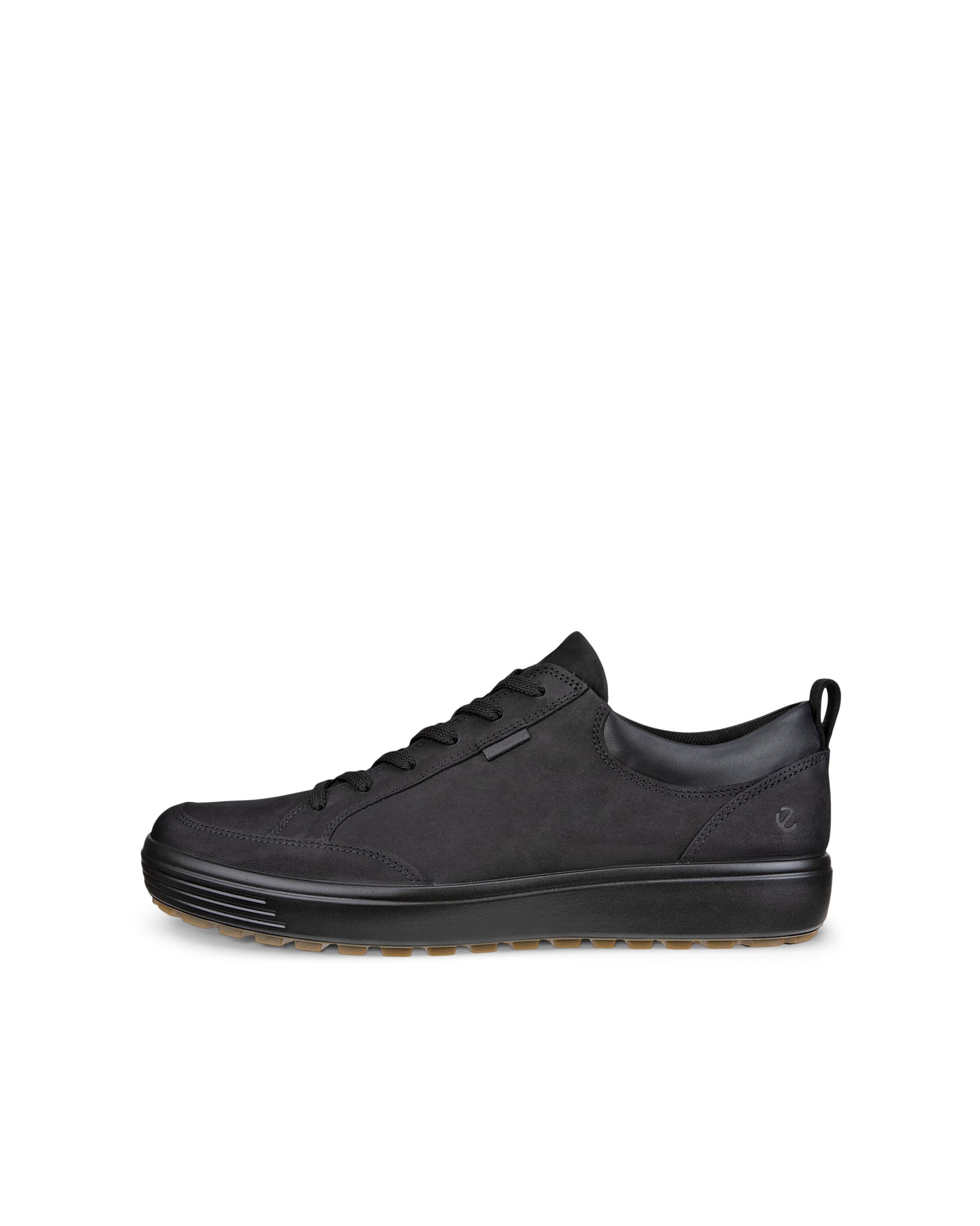 ECCO® Soft 7 Tred Herren Wasserdichte Nubuklederschuh - Schwarz - Outside