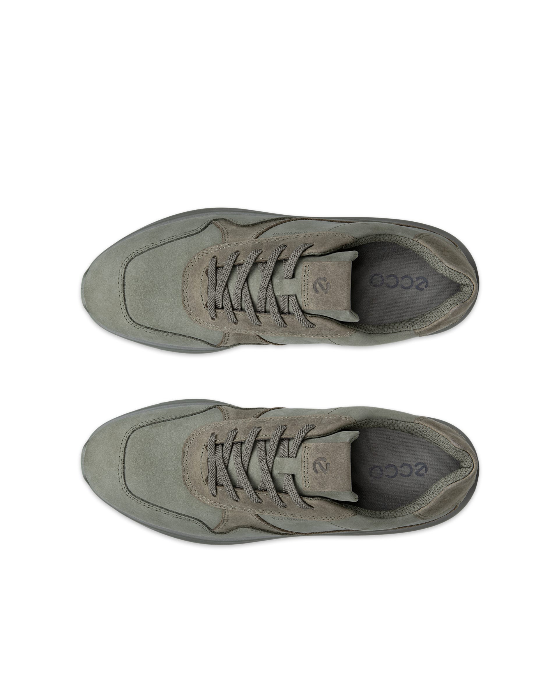 ECCO® VALERIE Nubucksneaker dam - Grön - Top left pair