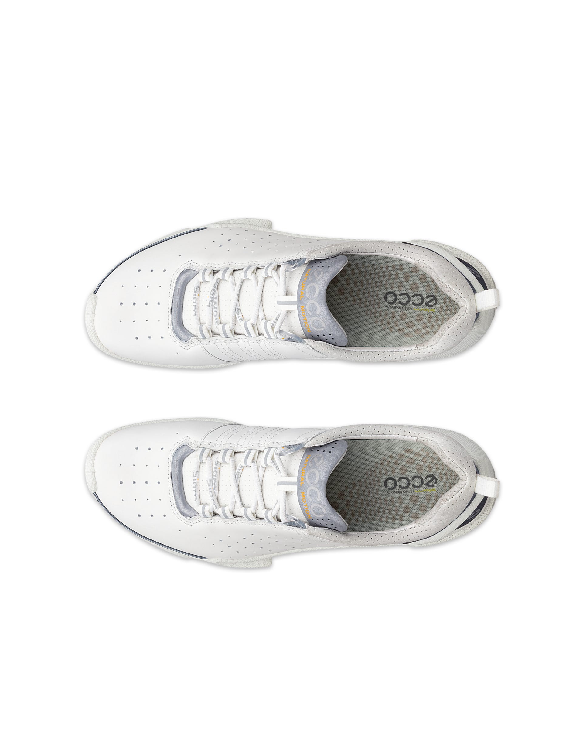 Women's ECCO® Biom C Leather Trainer - White - Outside