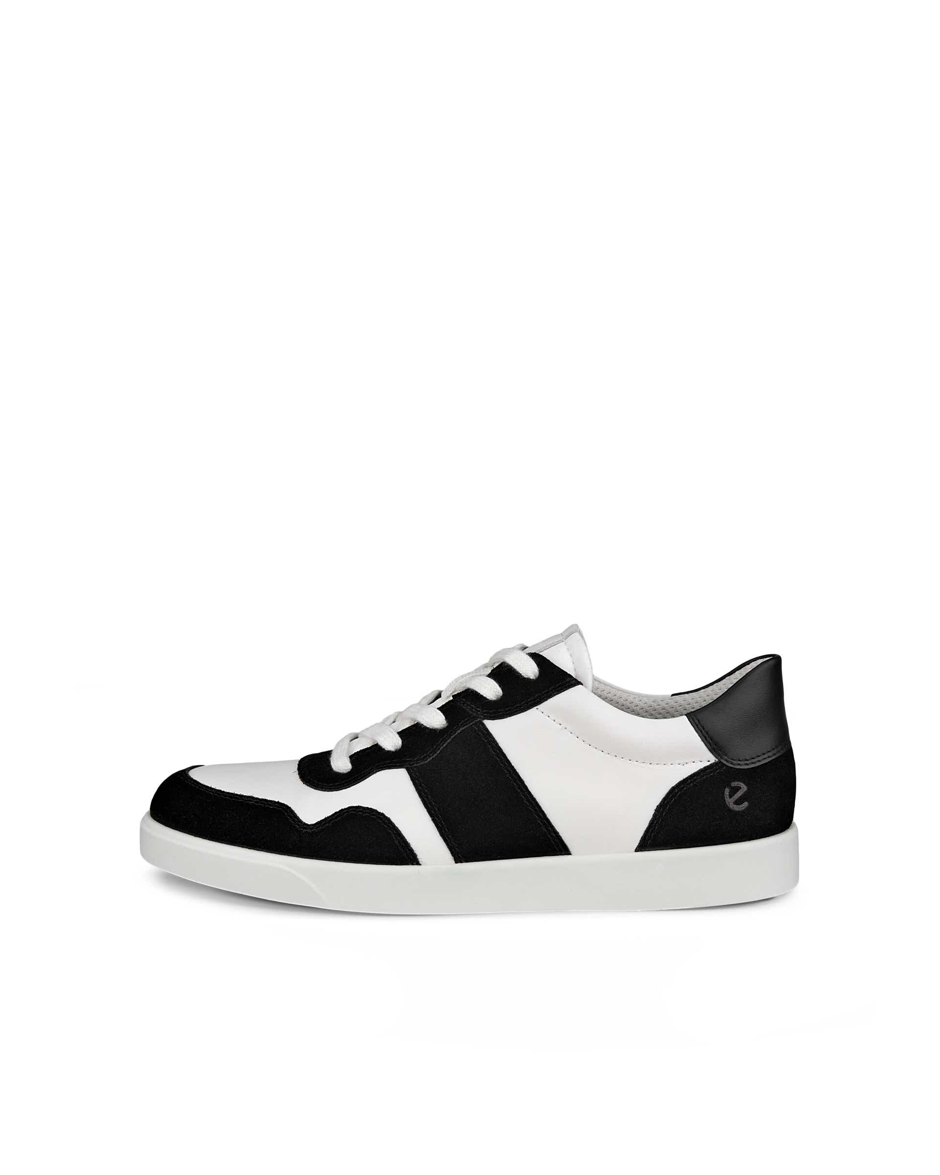 ECCO® Street Lite Damen Sneaker aus Veloursleder - Schwarz - Outside