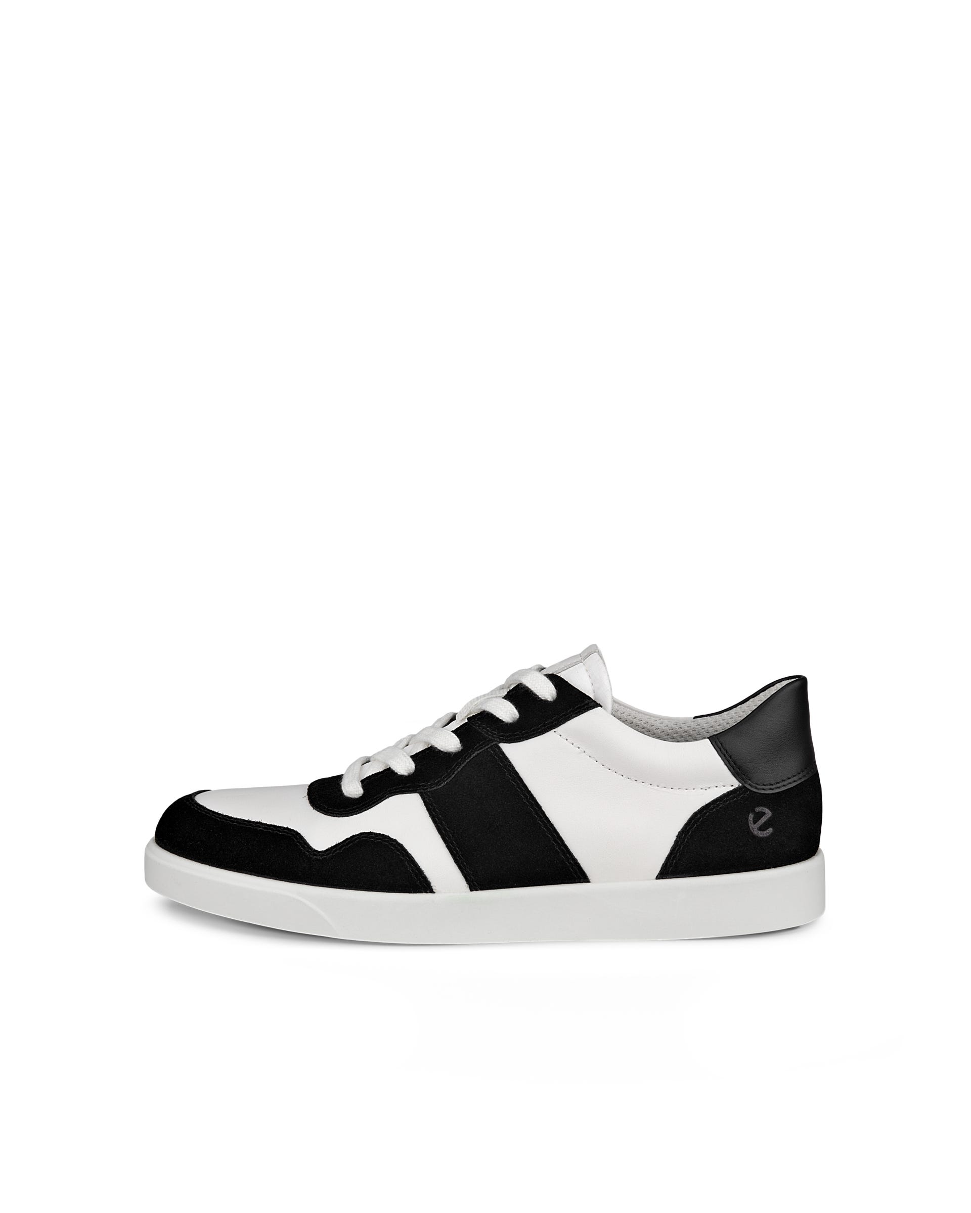 ECCO® Street Lite Damen Sneaker aus Veloursleder - Schwarz - Outside