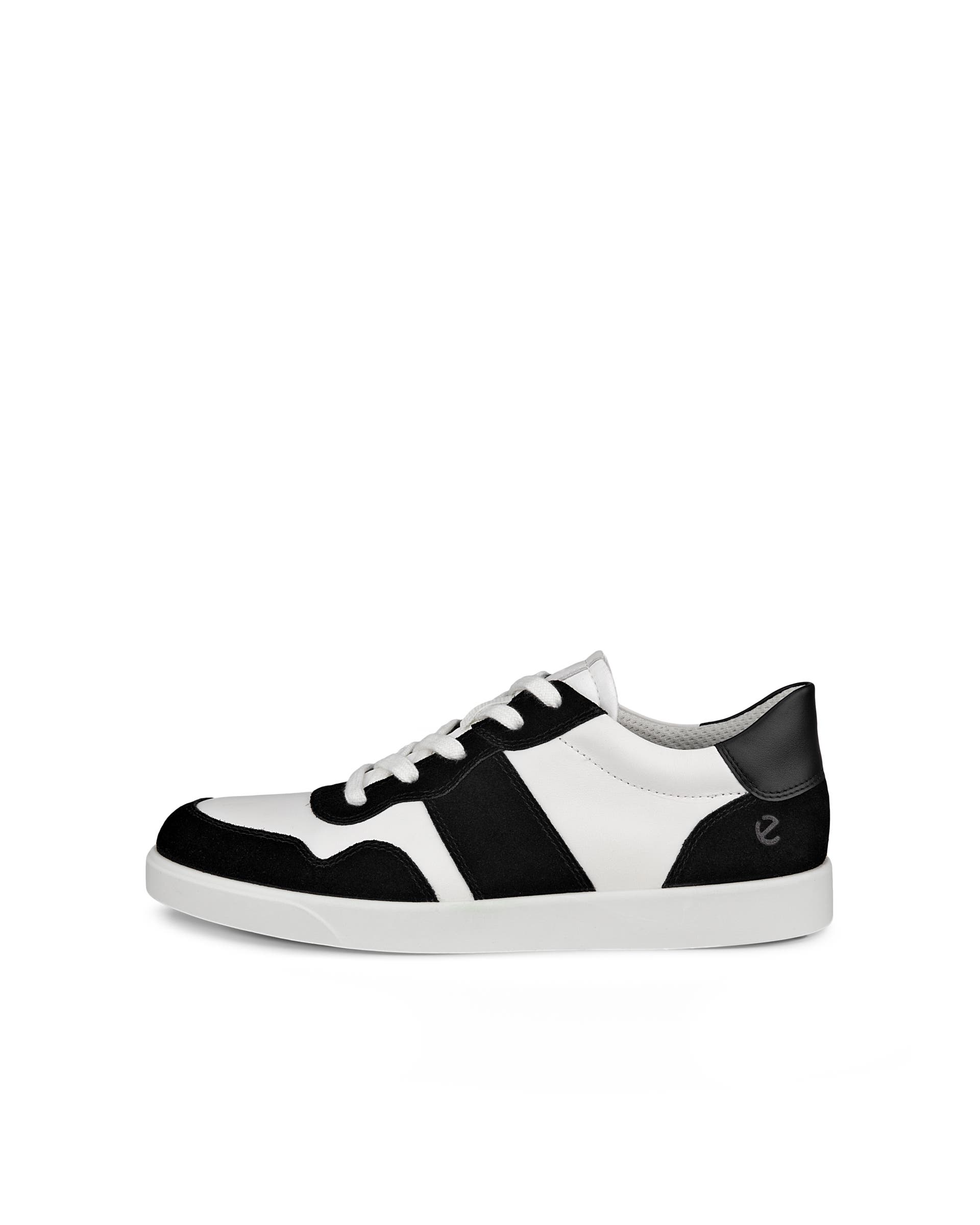 ECCO® Street Lite Damen Sneaker aus Veloursleder - Schwarz - Outside