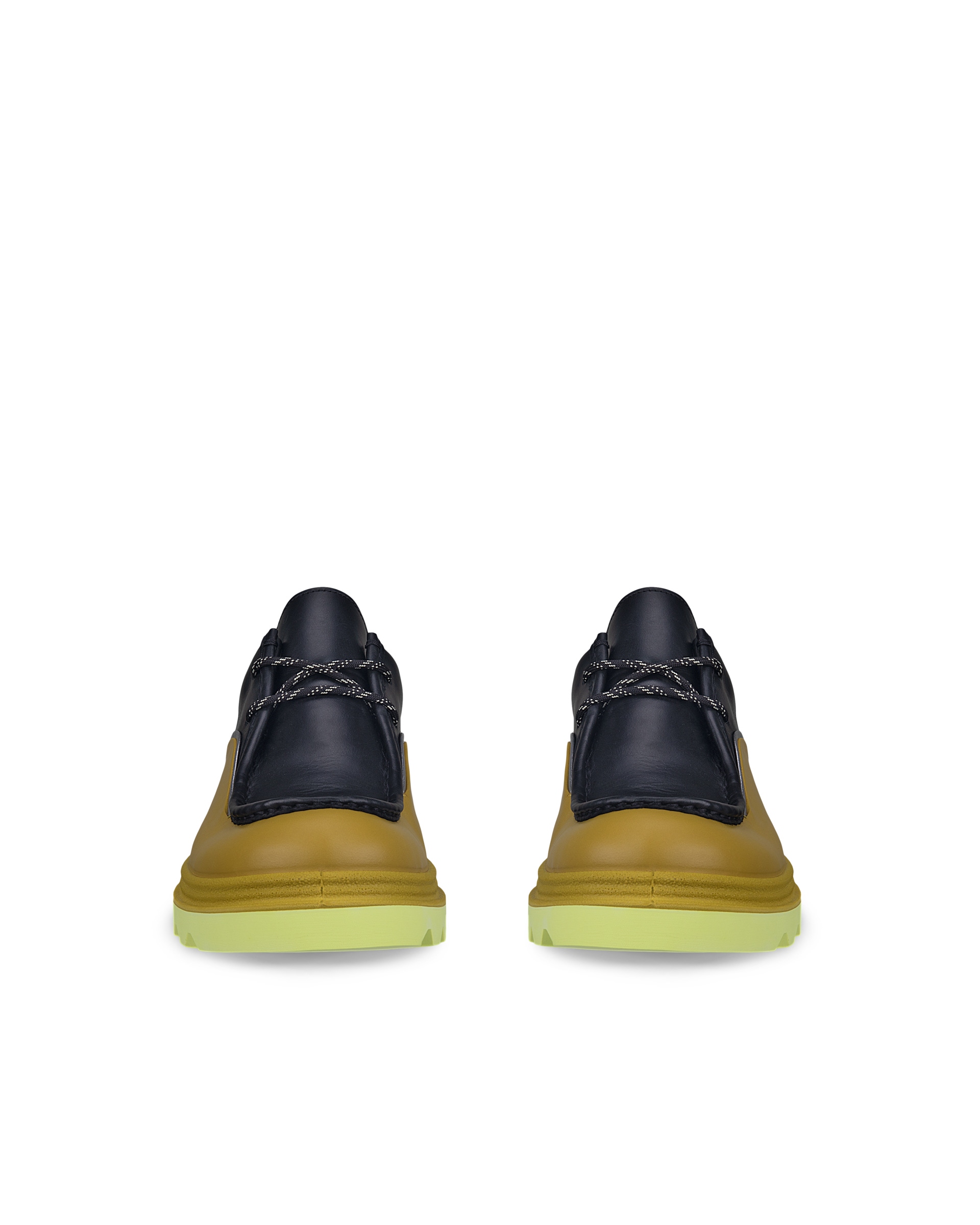 ECCO GRAINER WOMEN ウィメンズ レザーシューズ - グリーン - Front pair