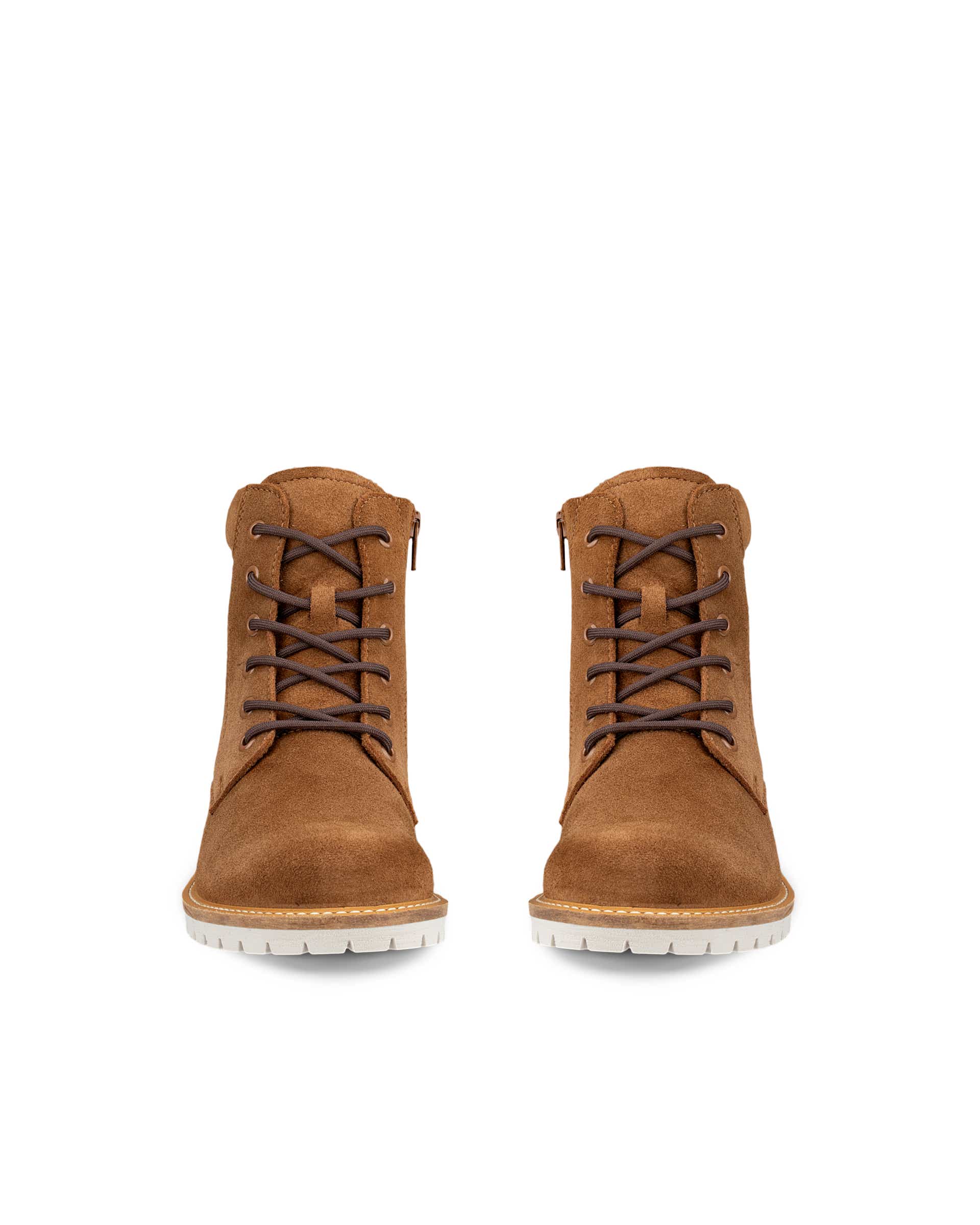 Botas con cordones ECCO® ELAINA para mujer - Marrón - Front pair