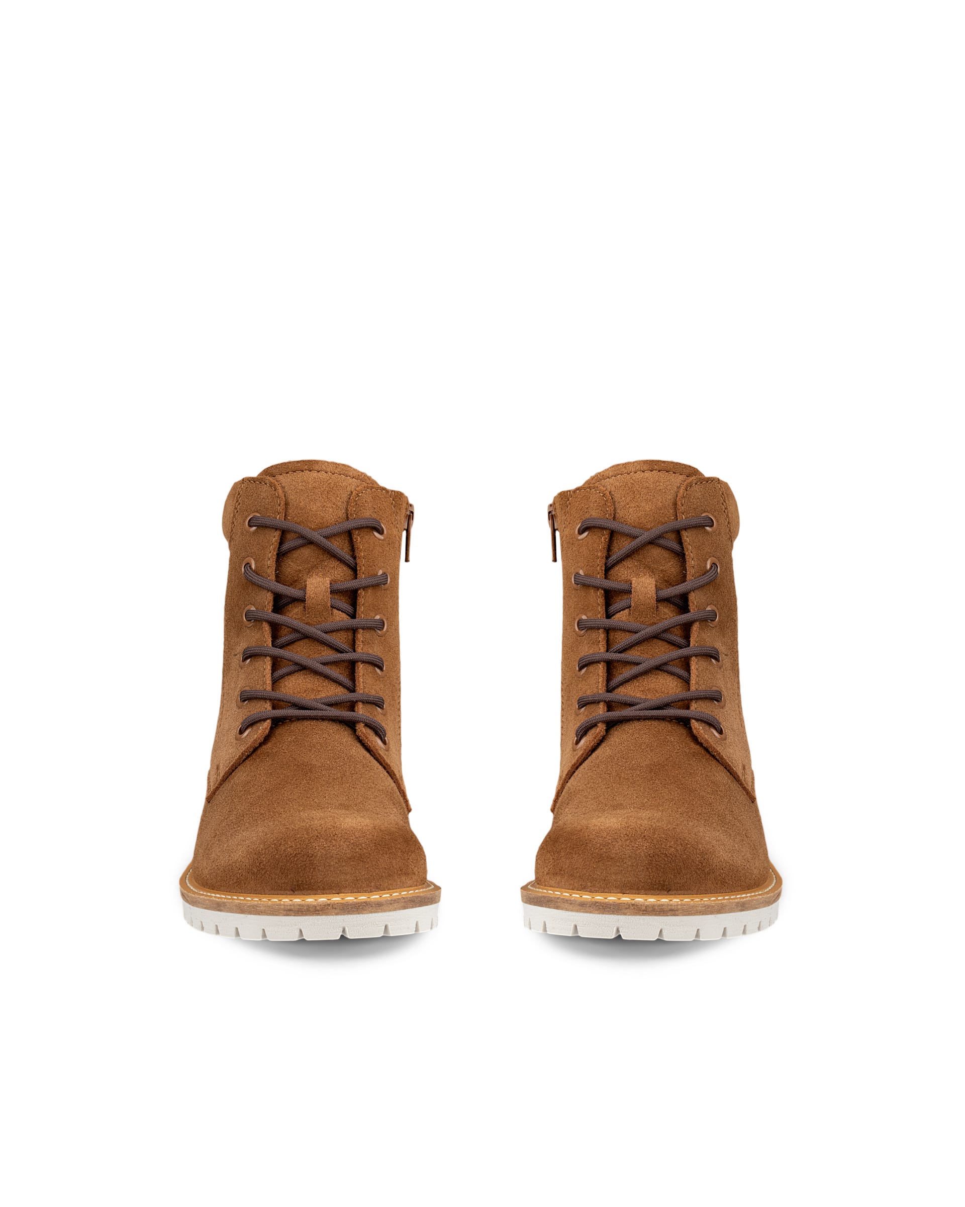 Botas con cordones ECCO® ELAINA para mujer - Marrón - Front pair