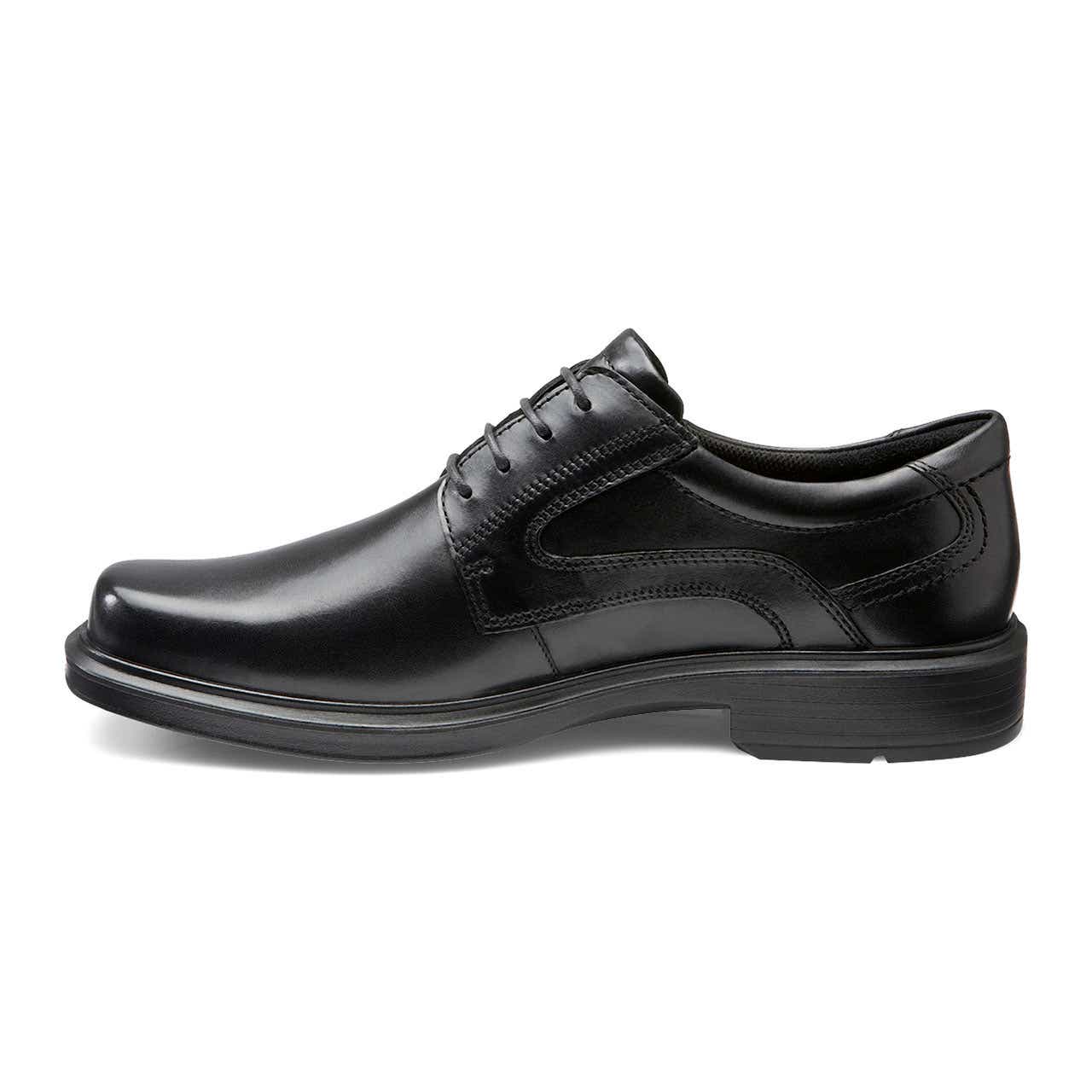 Men's ECCO® Helsinki Leather Derby Shoe - Black - Inside