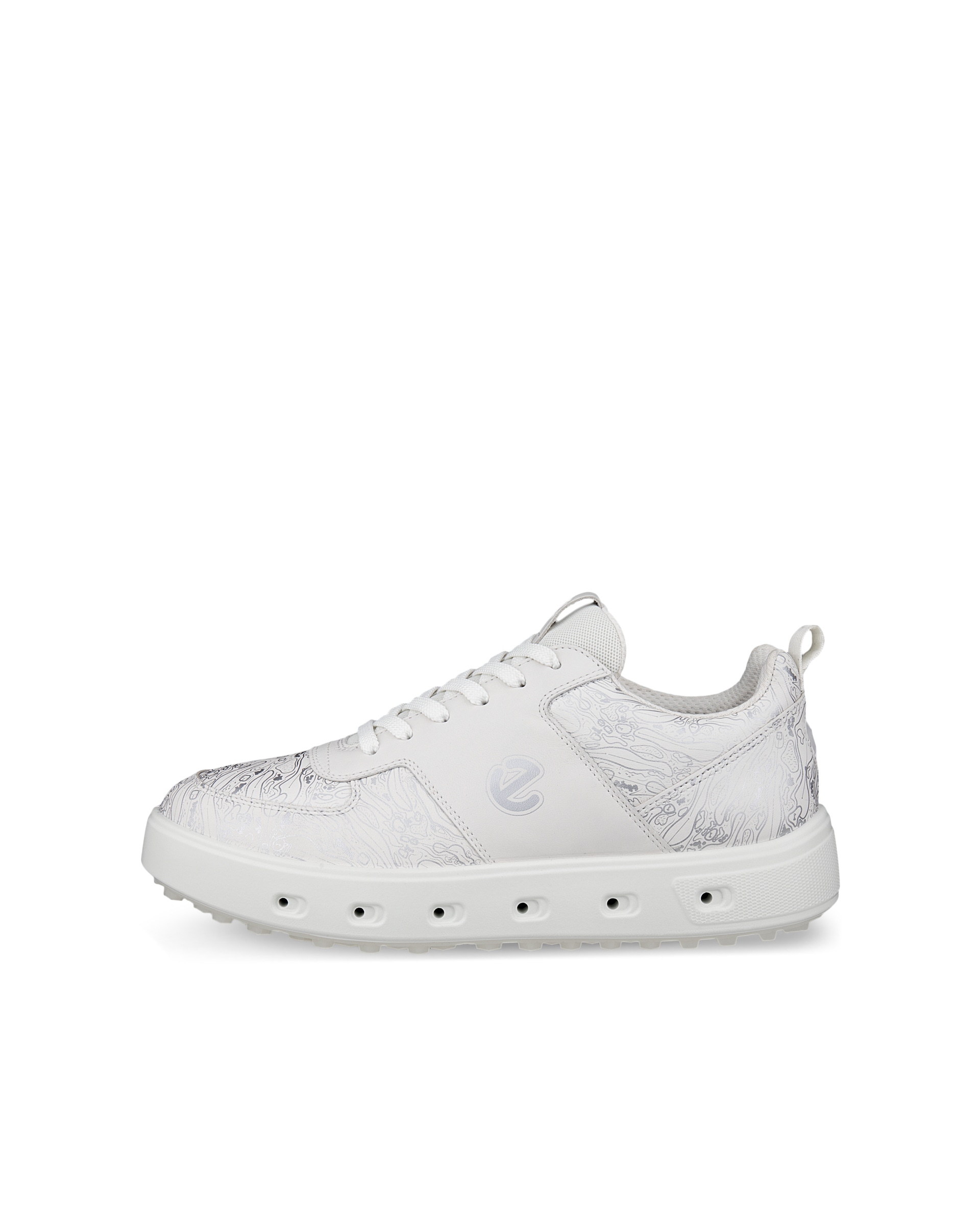 美品！ECCO Golf Street 720 Graphic ゴルフシューズ ECCO Golf Street 720 ウィメンズ レザーGore-Texゴルフシューズ